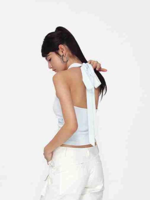 AUJIZ HALTER TOP