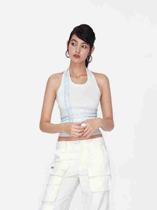 AUJIZ HALTER TOP