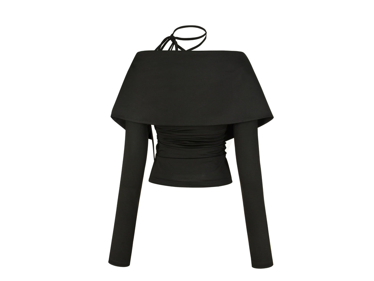 TONG TOP in black