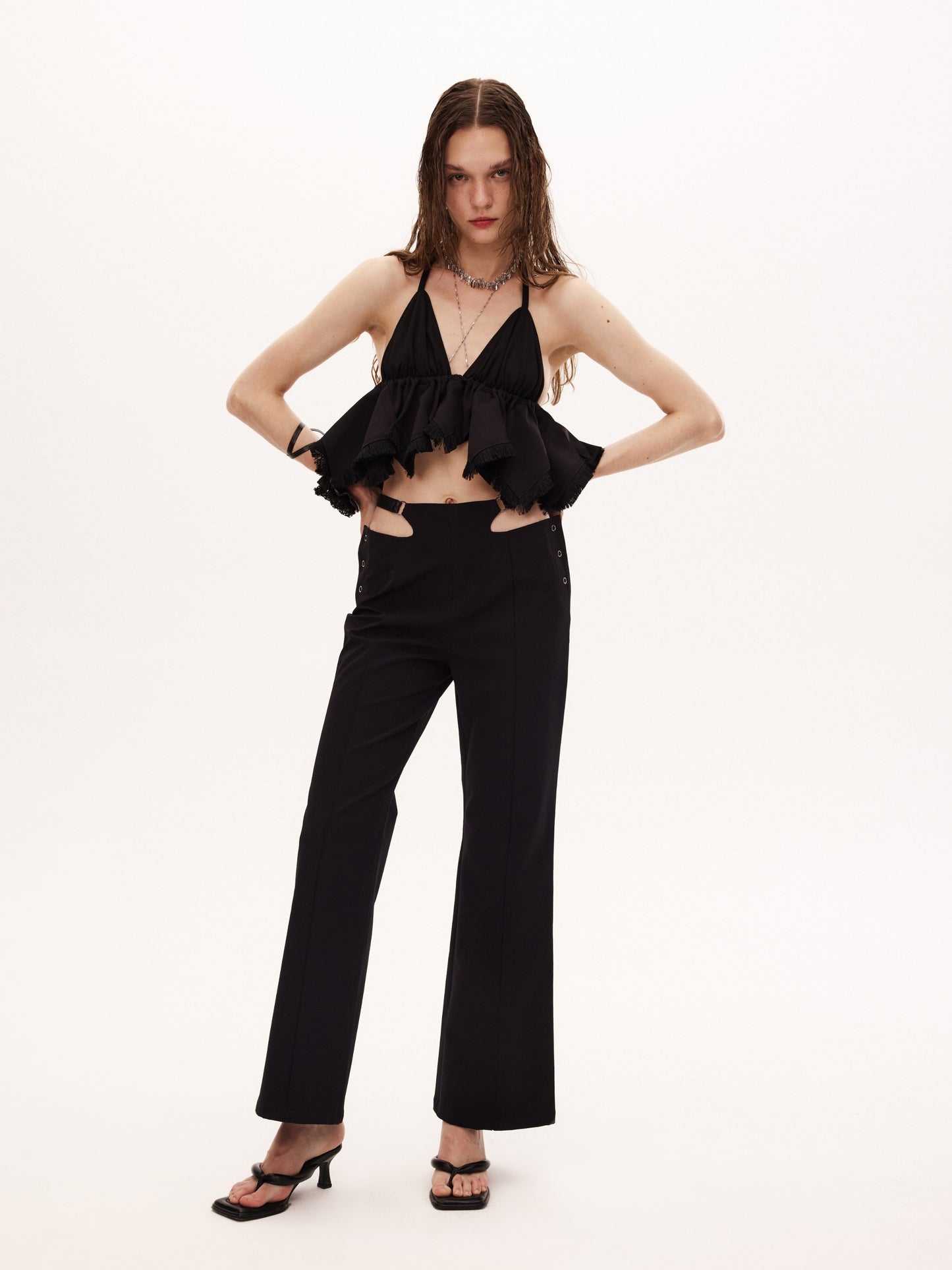 ZAYU TOP in black