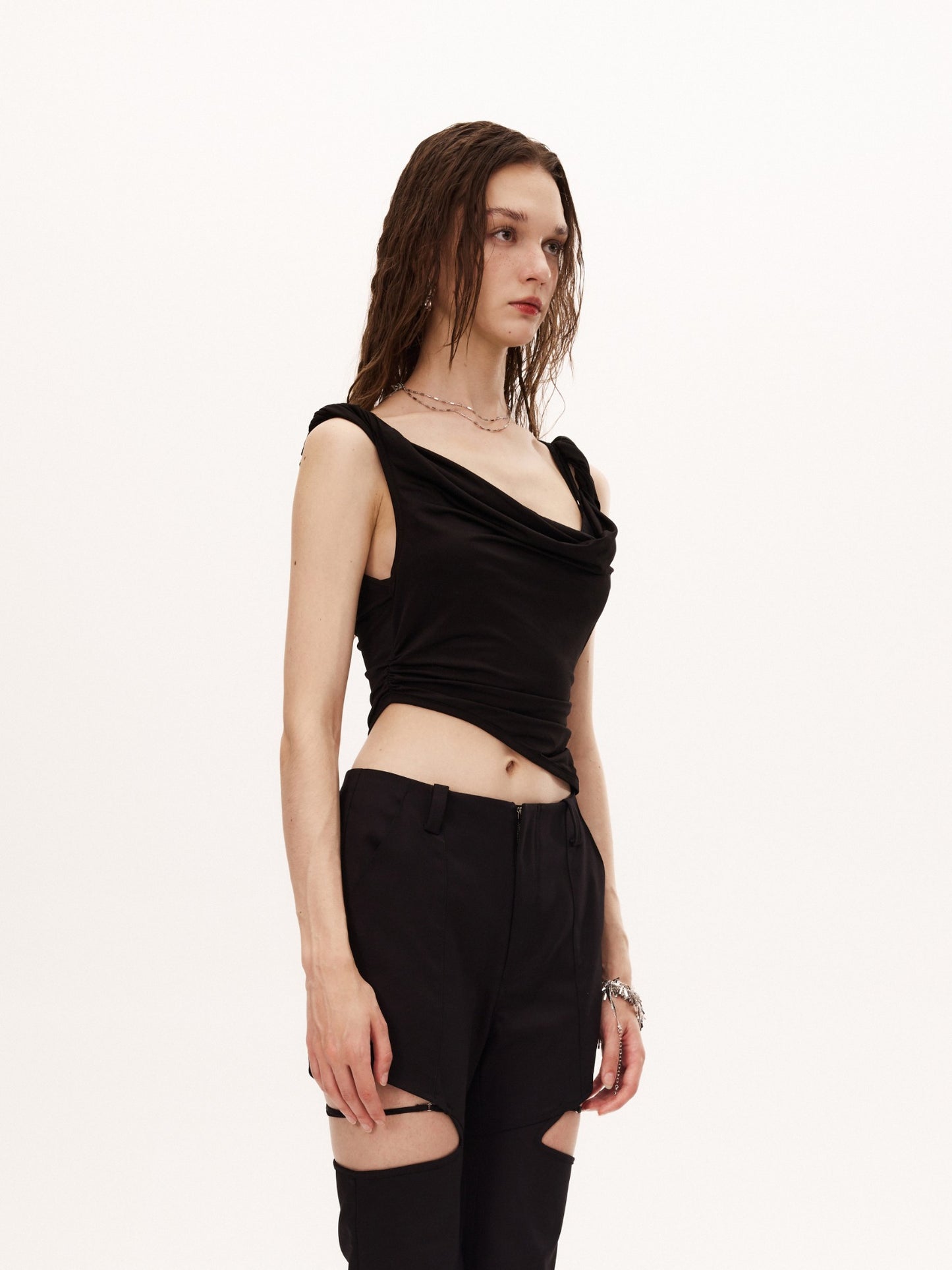 DALII TOP in black