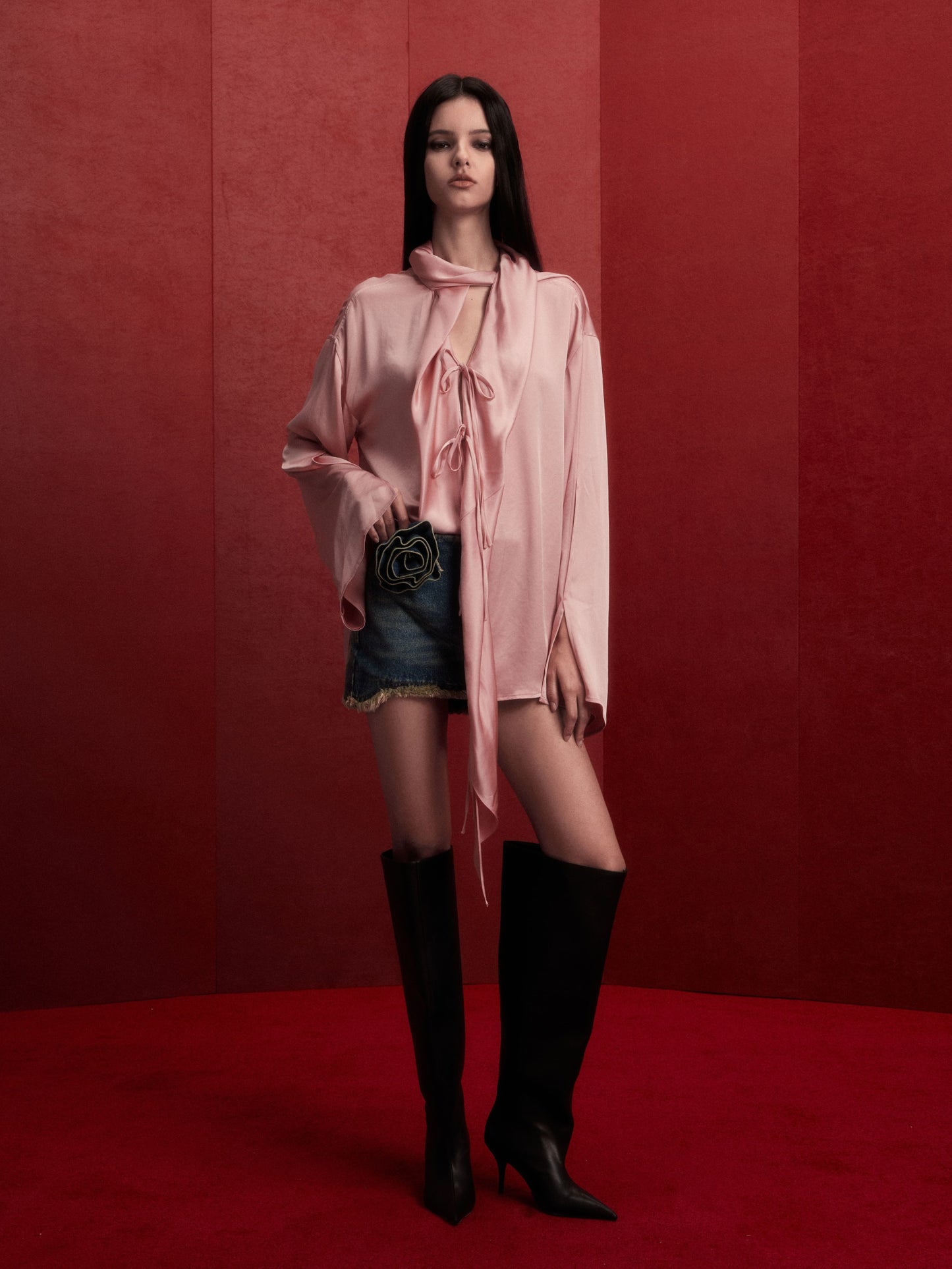 SUCOO BLOUSE in pink