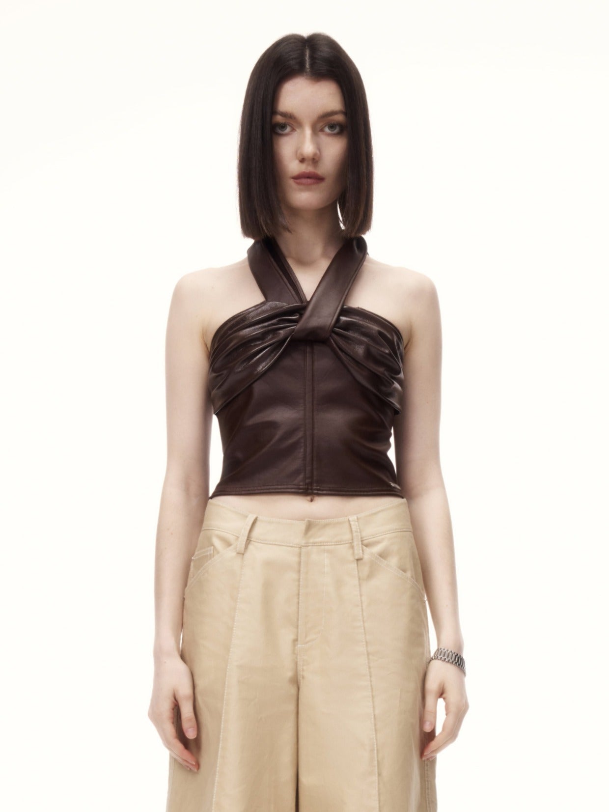 DALLO TOP in brown