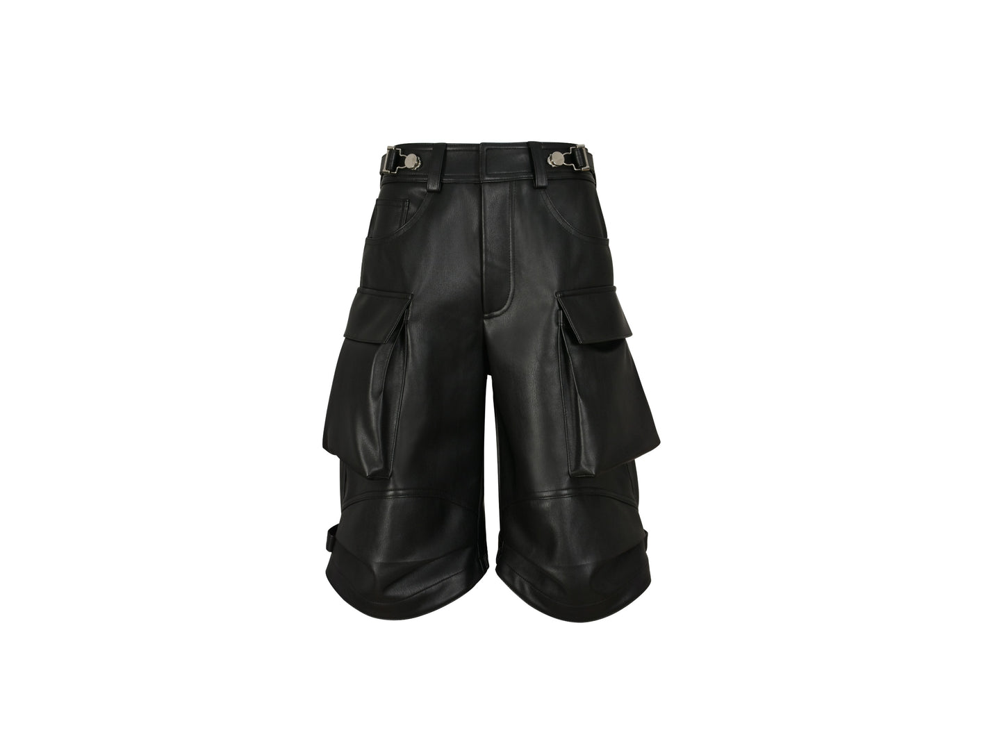 KOSY MIDI TROUSERS in black