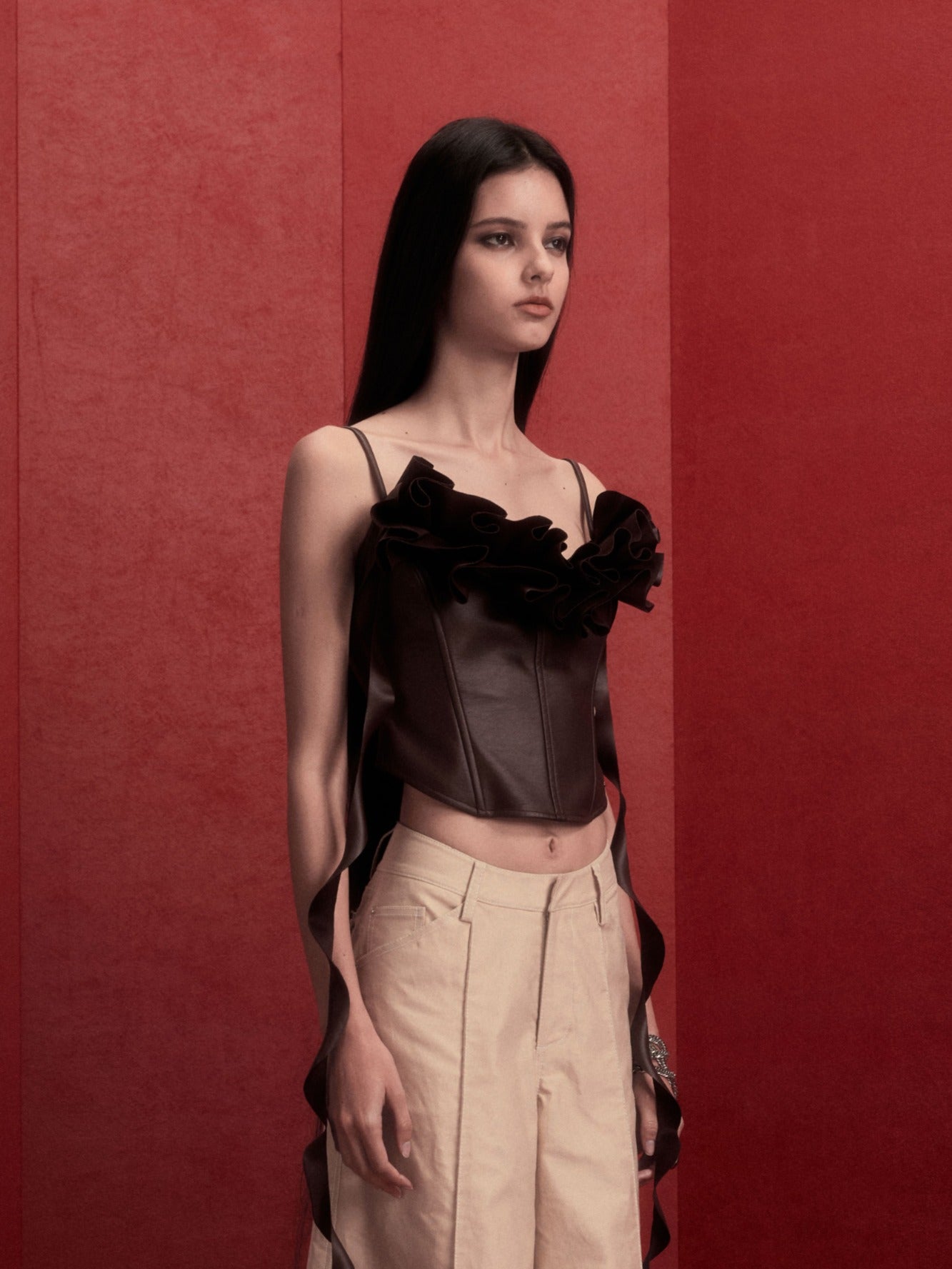 BIME TOP in brown
