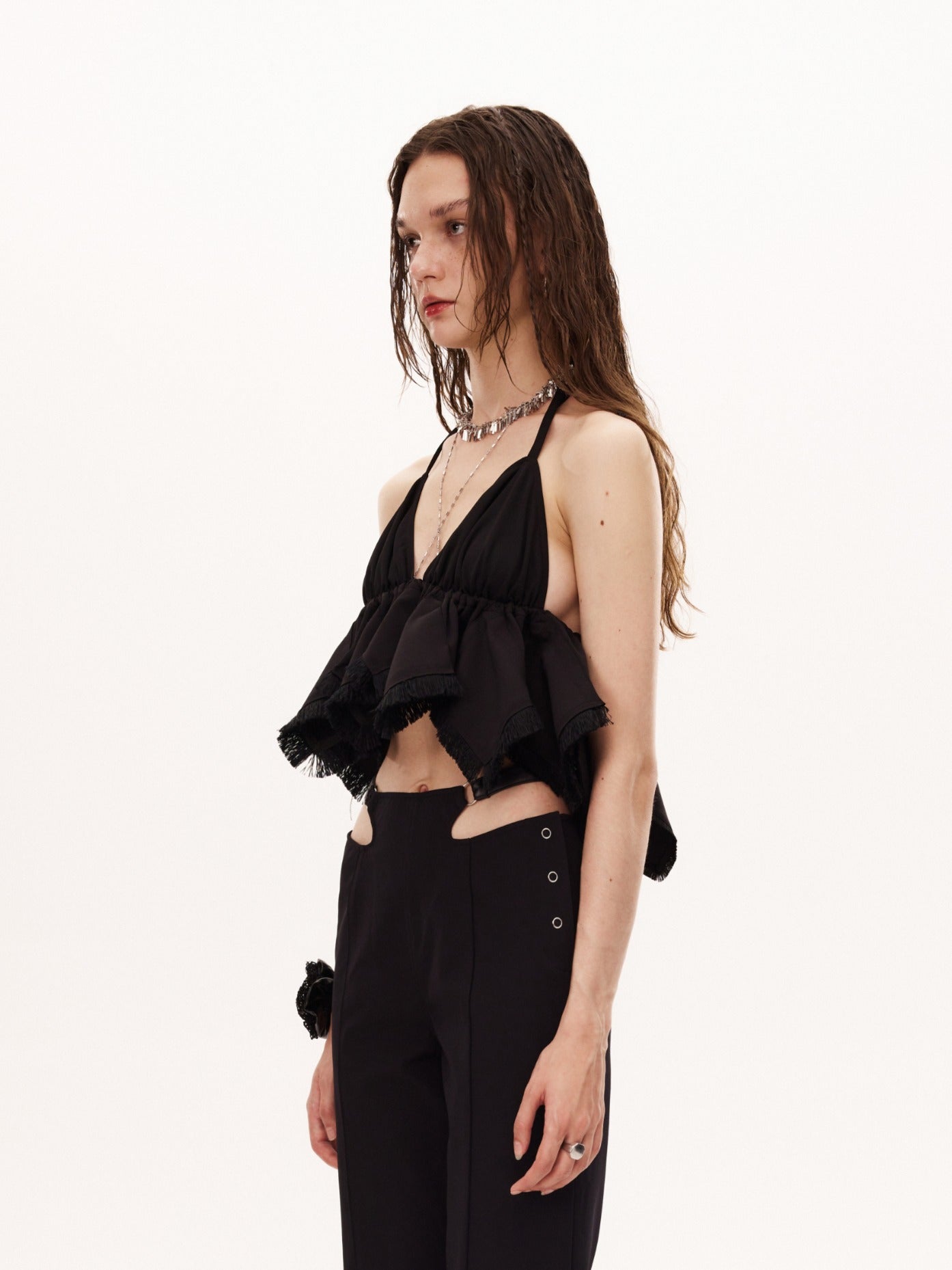 ZAYU TOP in black