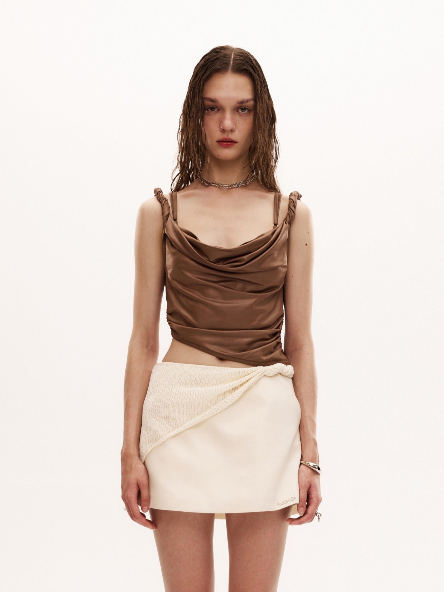 DALII TOP in brown