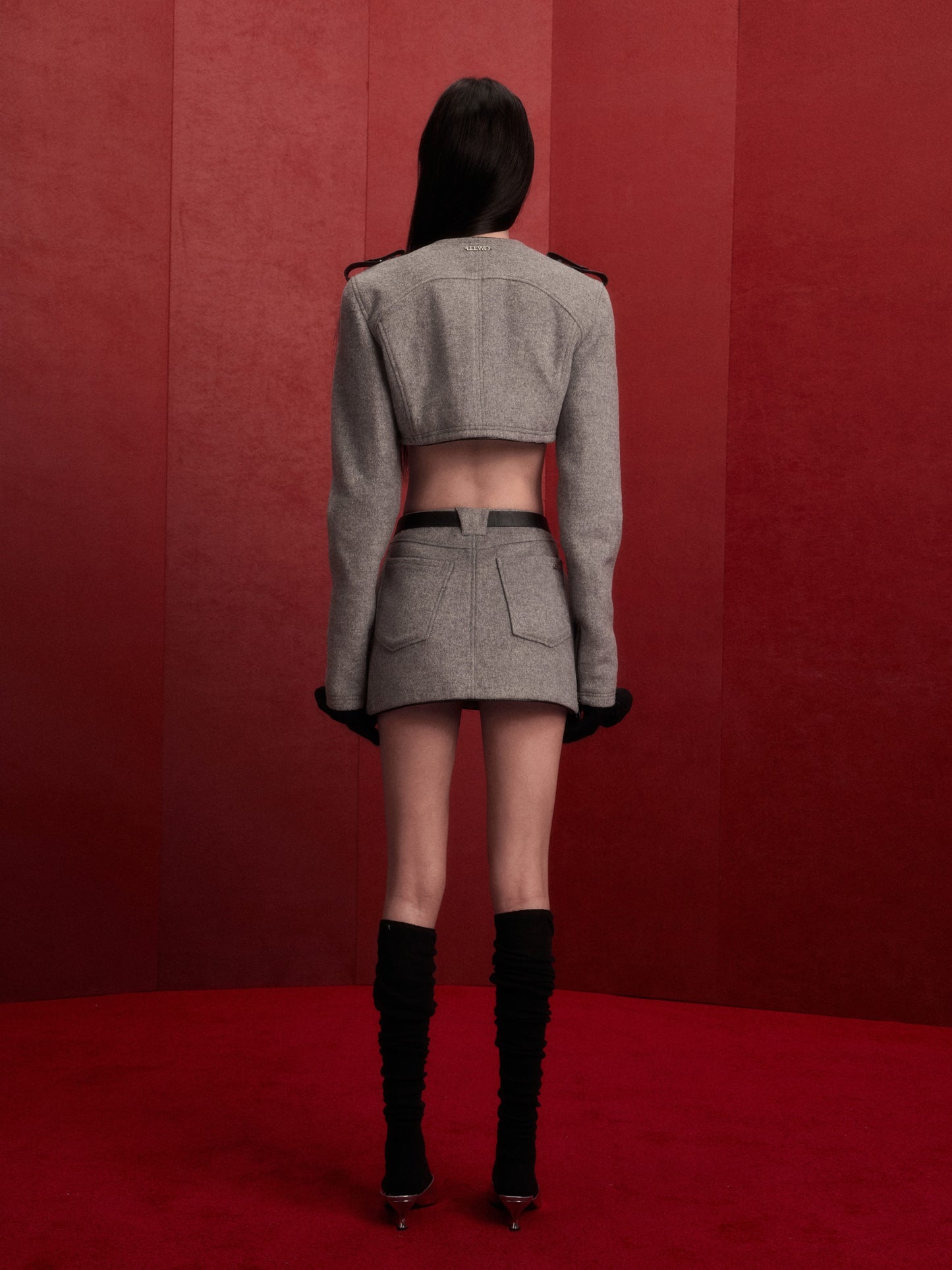 BINPA SKORTS in grey