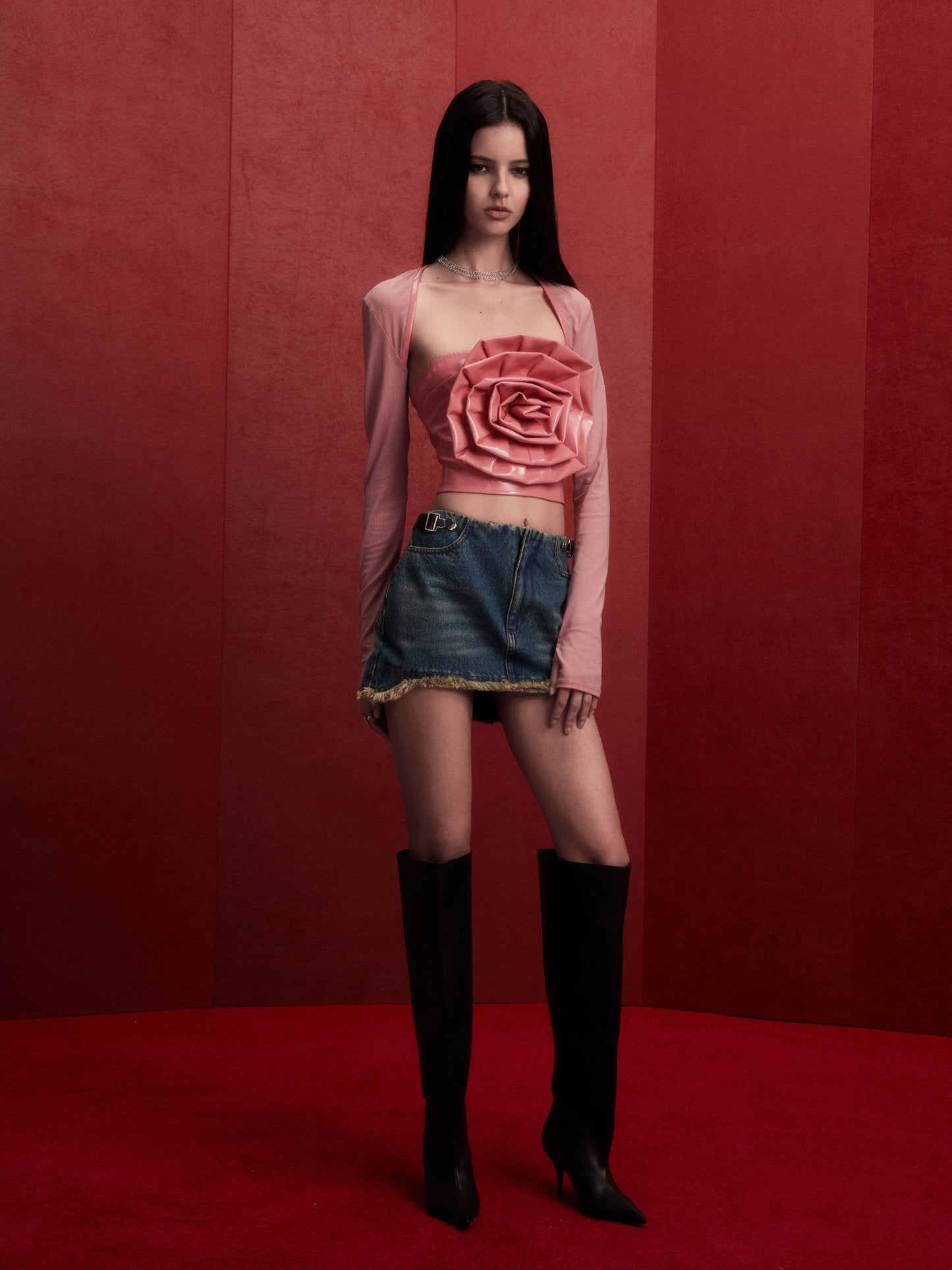 ROSEES TOP in pink