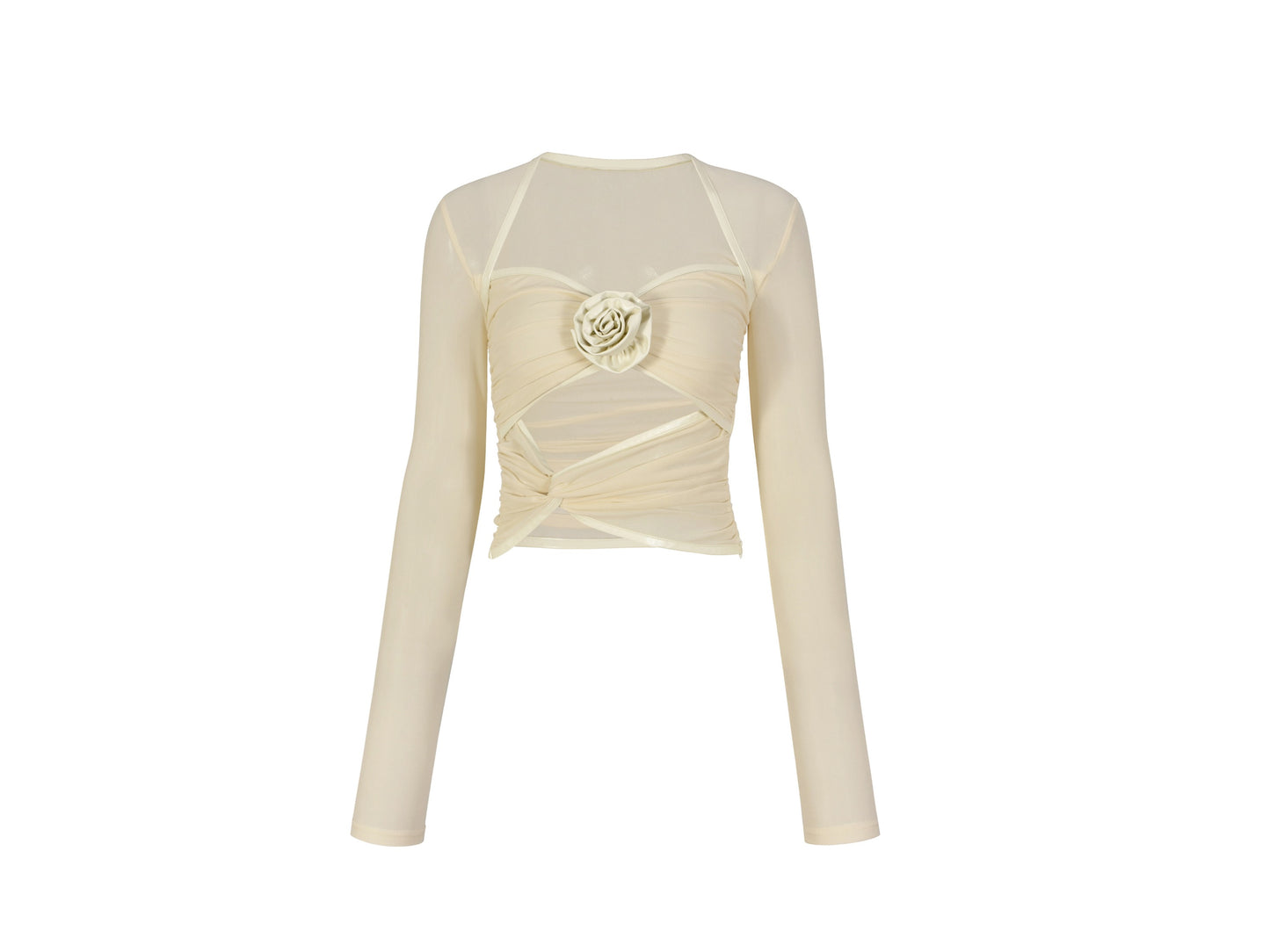 FLOR TOP in beige