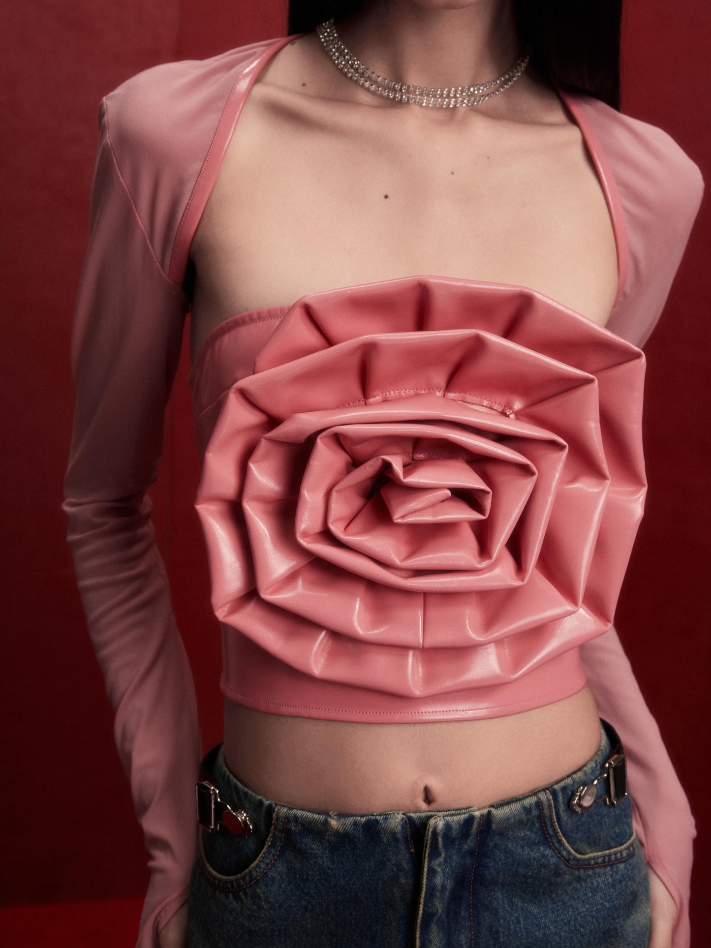 ROSEES TOP in pink