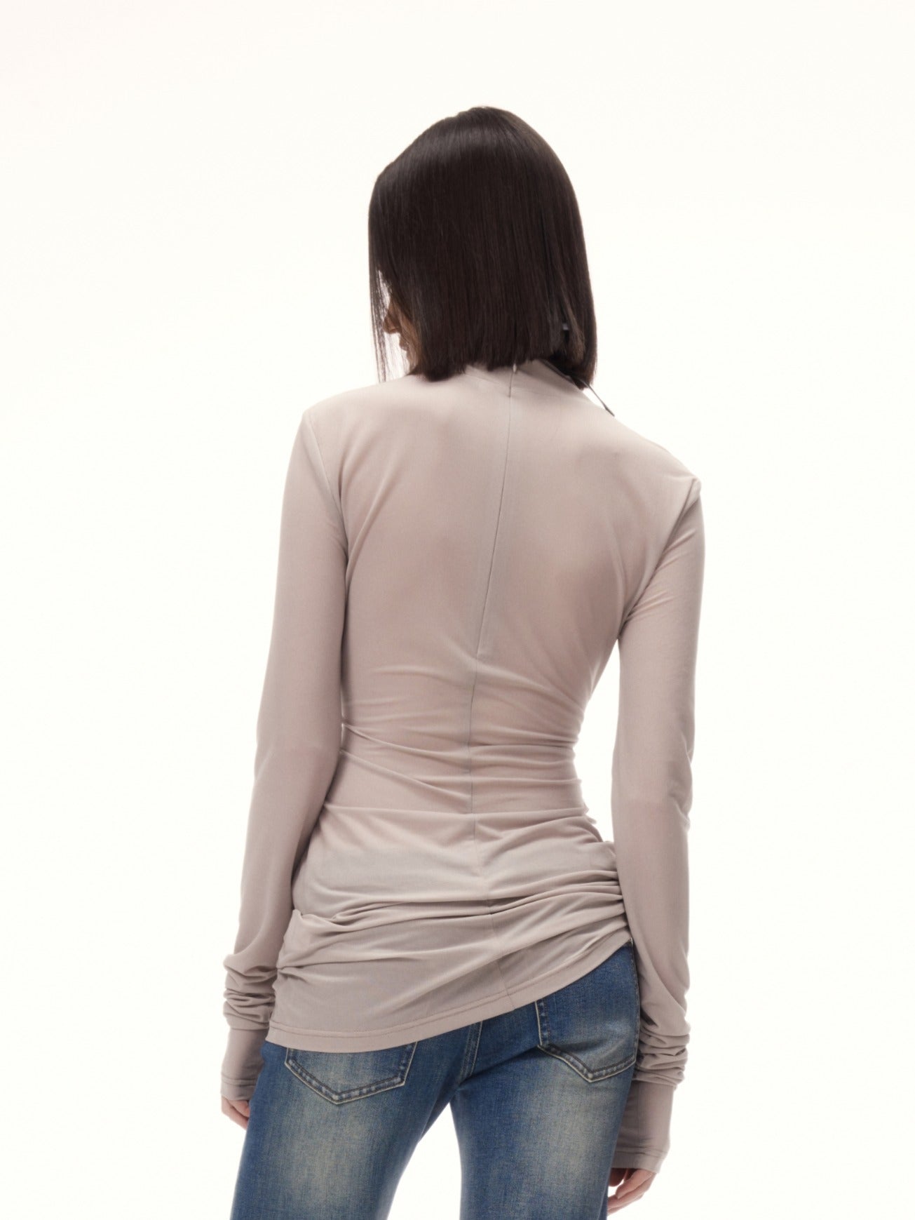 WENOOS TOP in grey