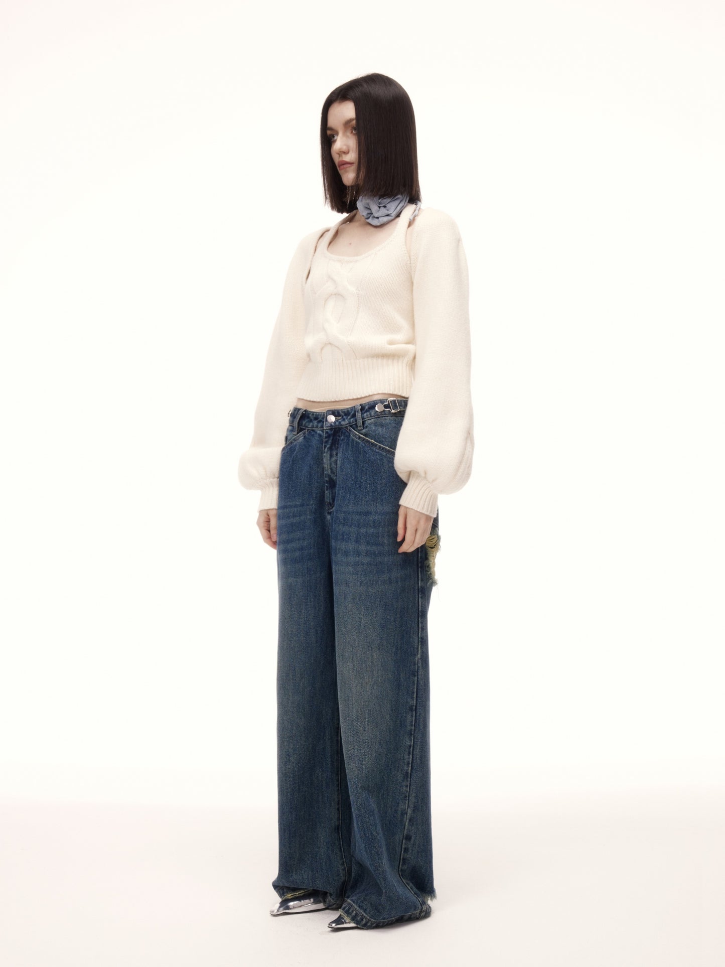 WENPA JEANS in denim blue