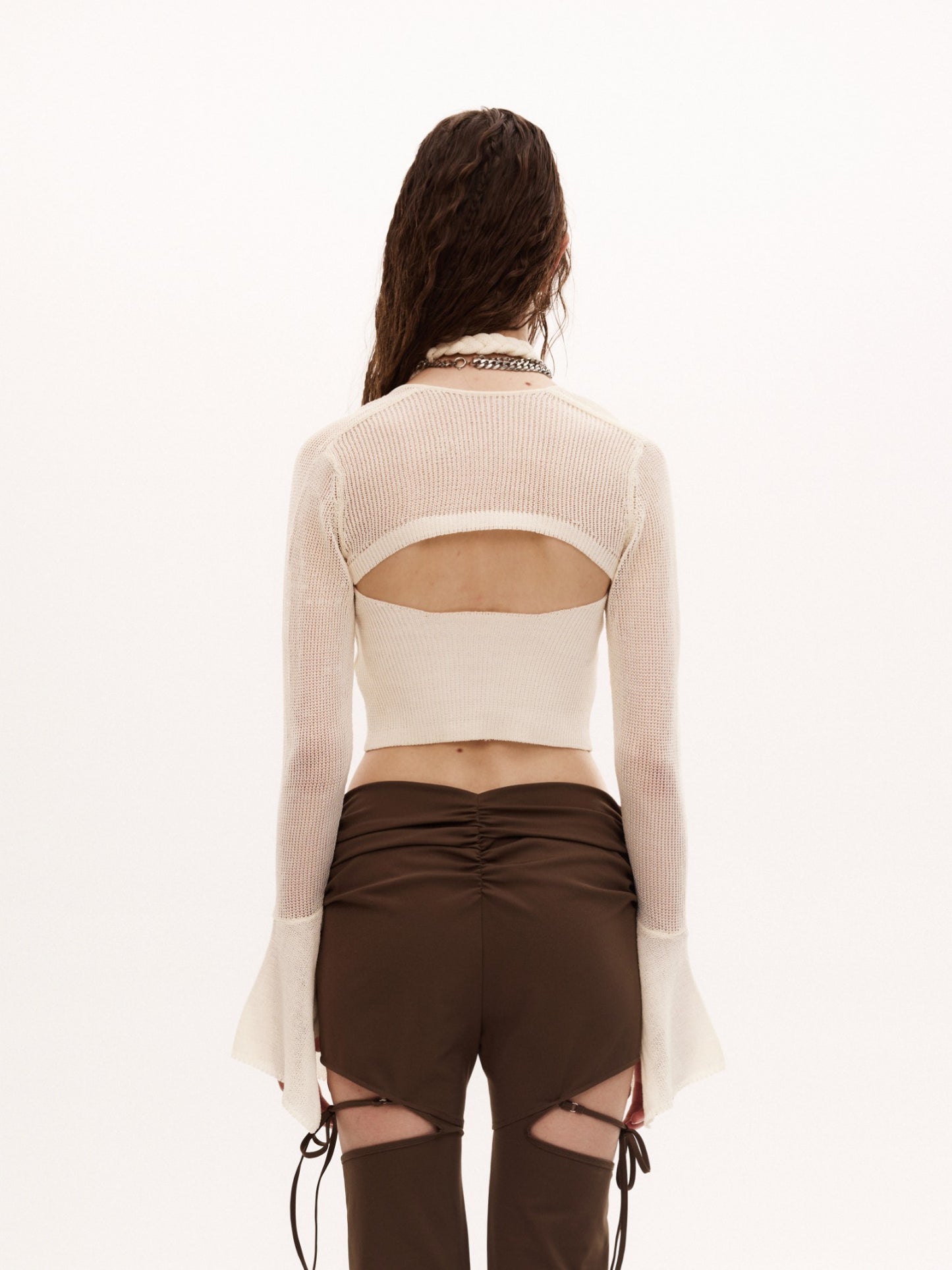 NINA TOP in white