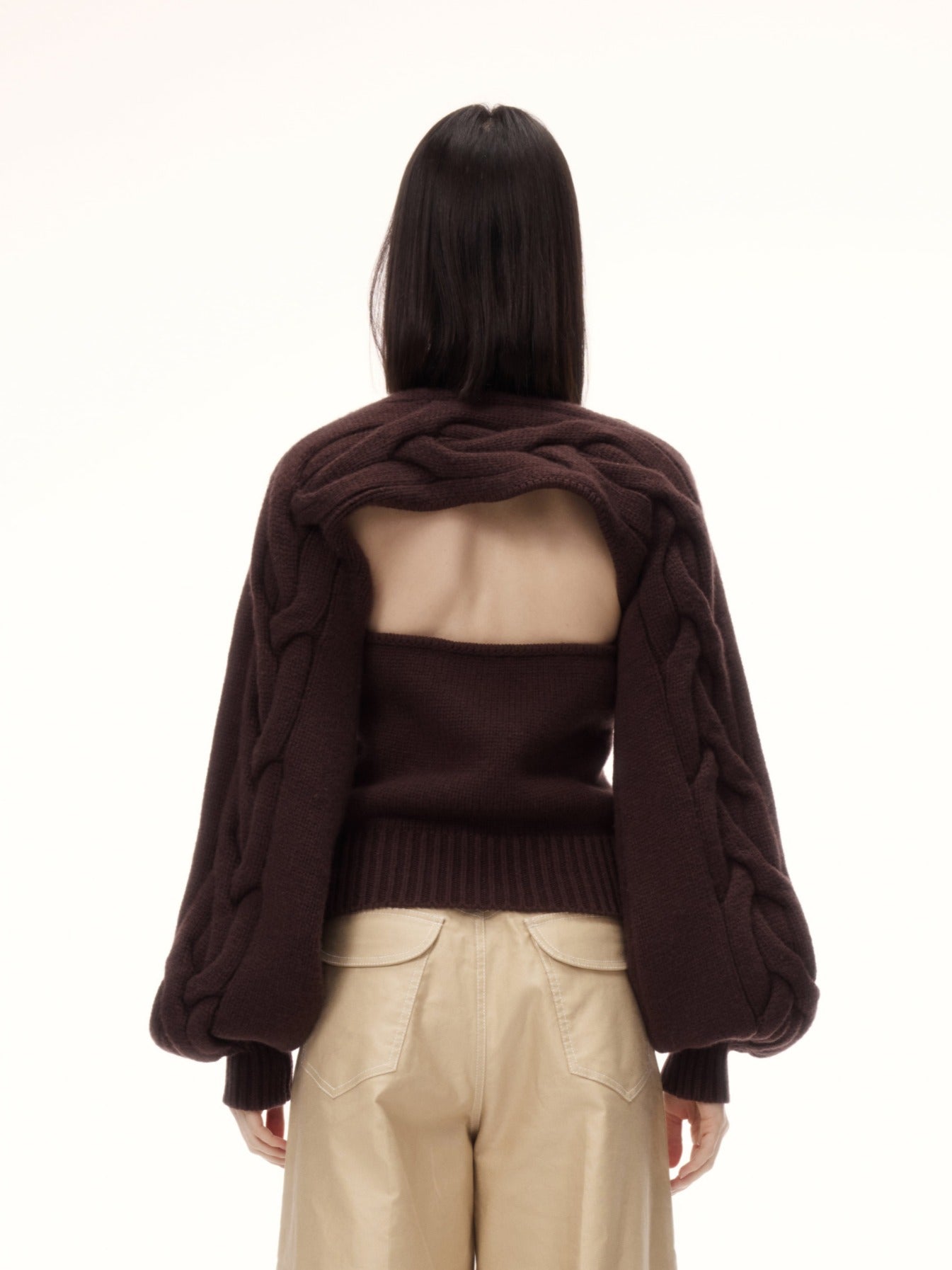 YUMOS TOP in brown