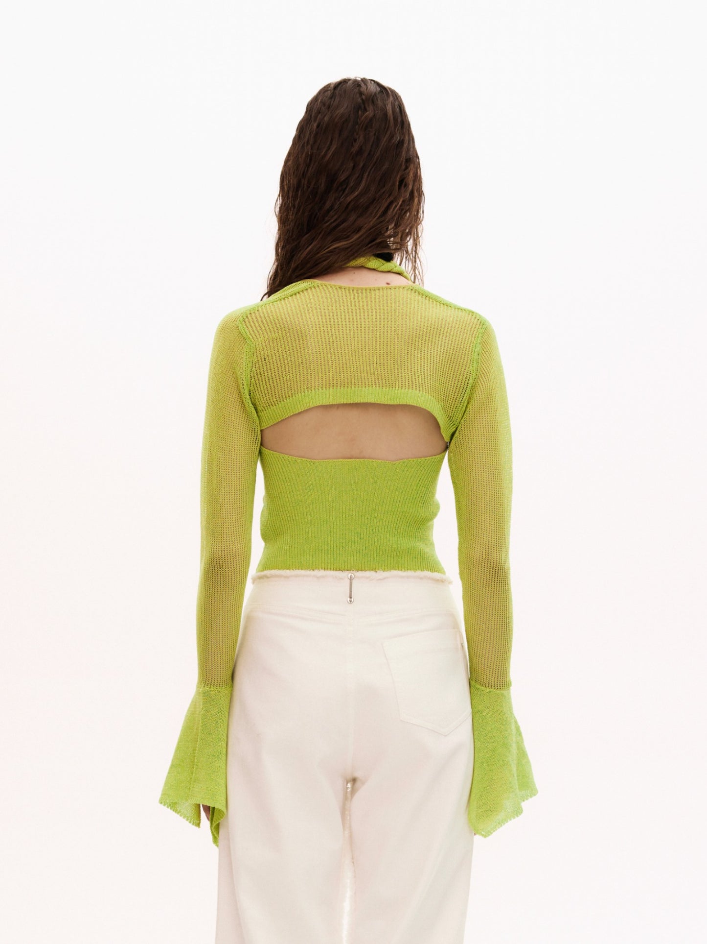 NINA TOP in neon green