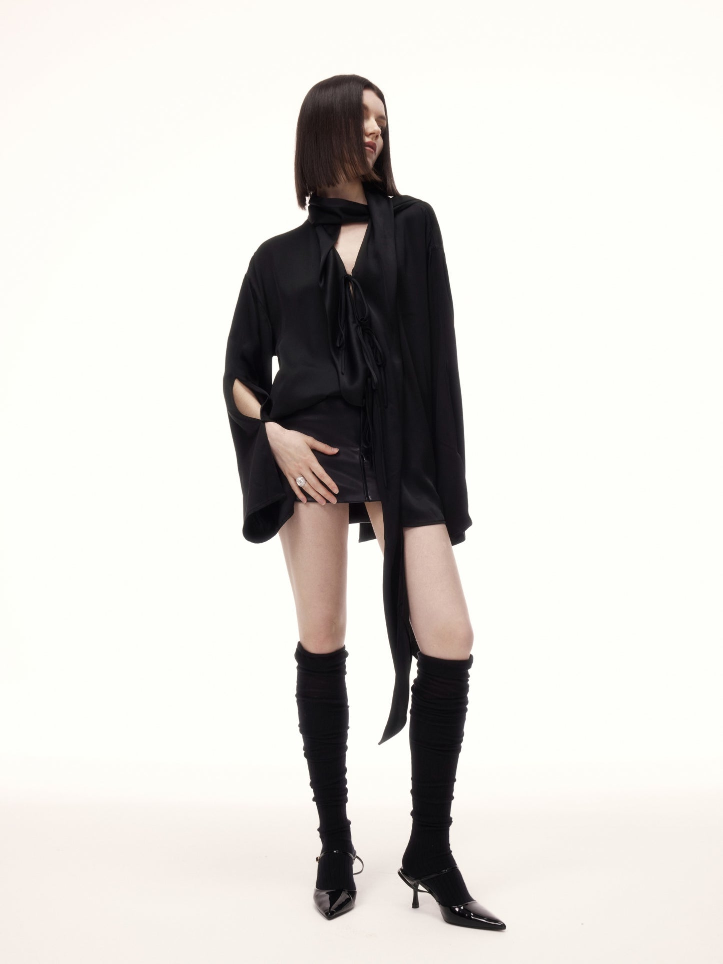 SUCOO BLOUSE in black