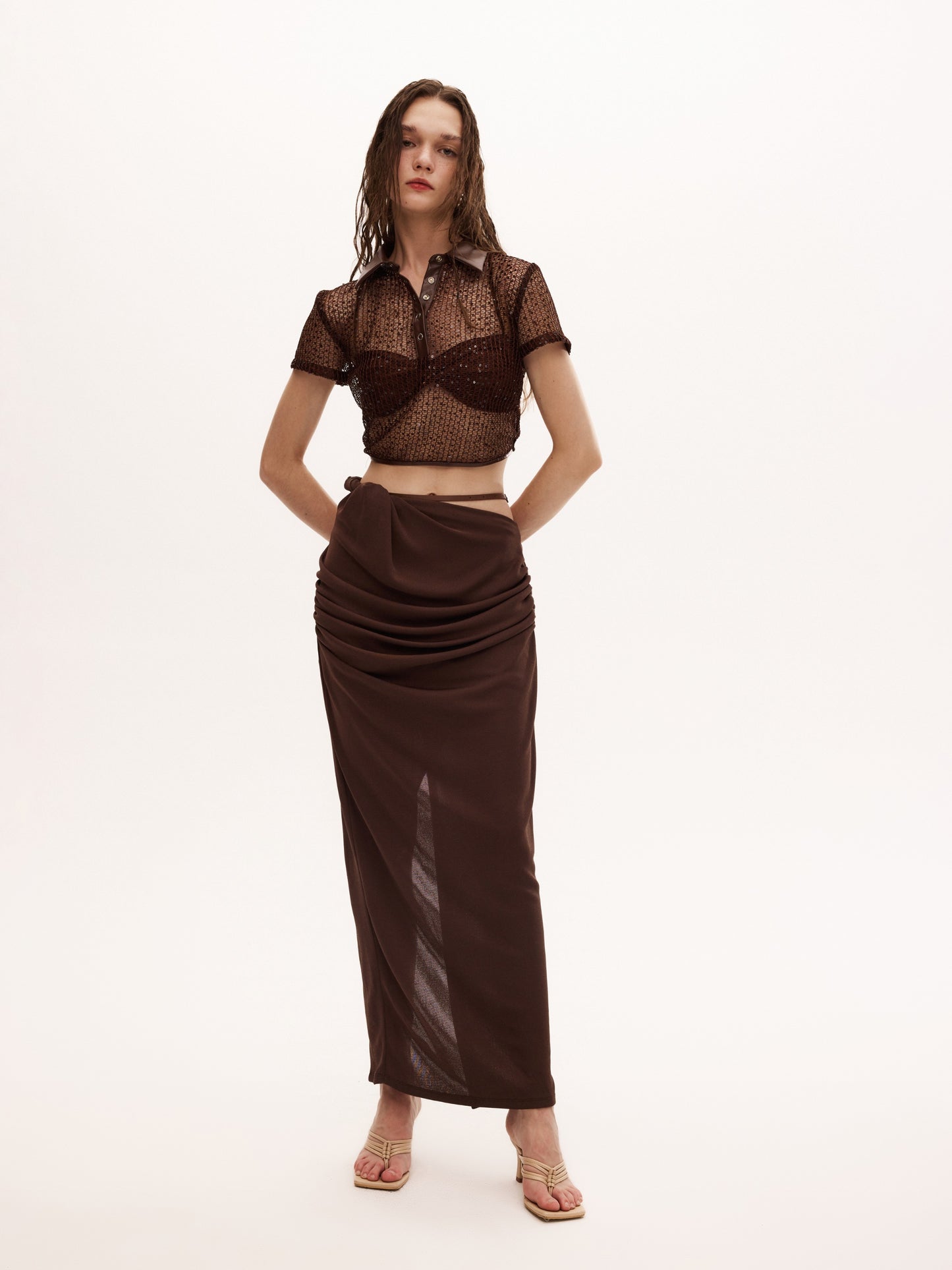 ZUPIA TOP in brown