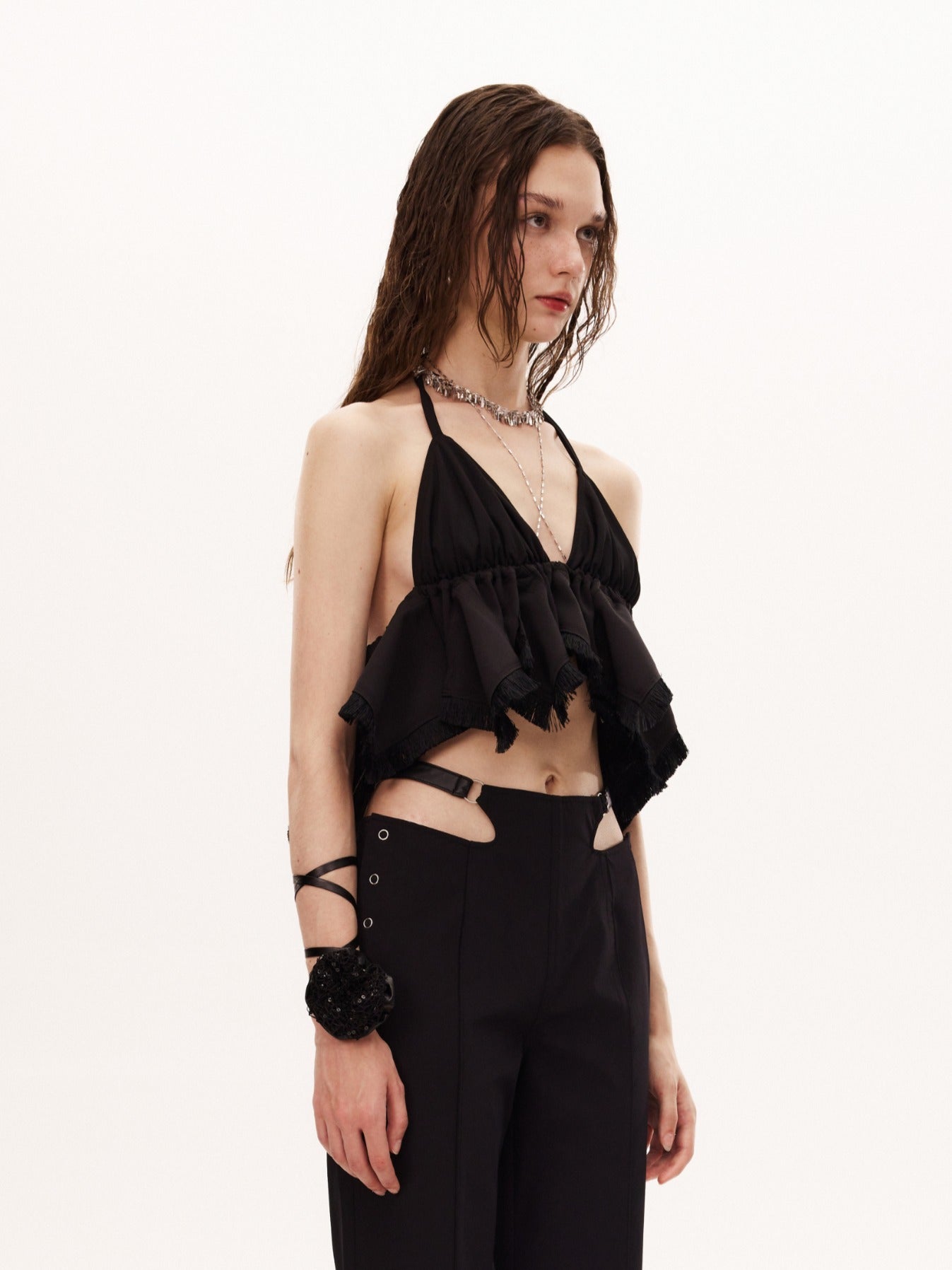 ZAYU TOP in black
