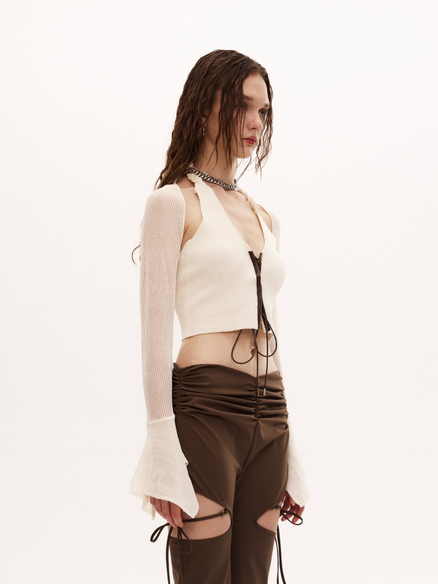 NINA TOP in white