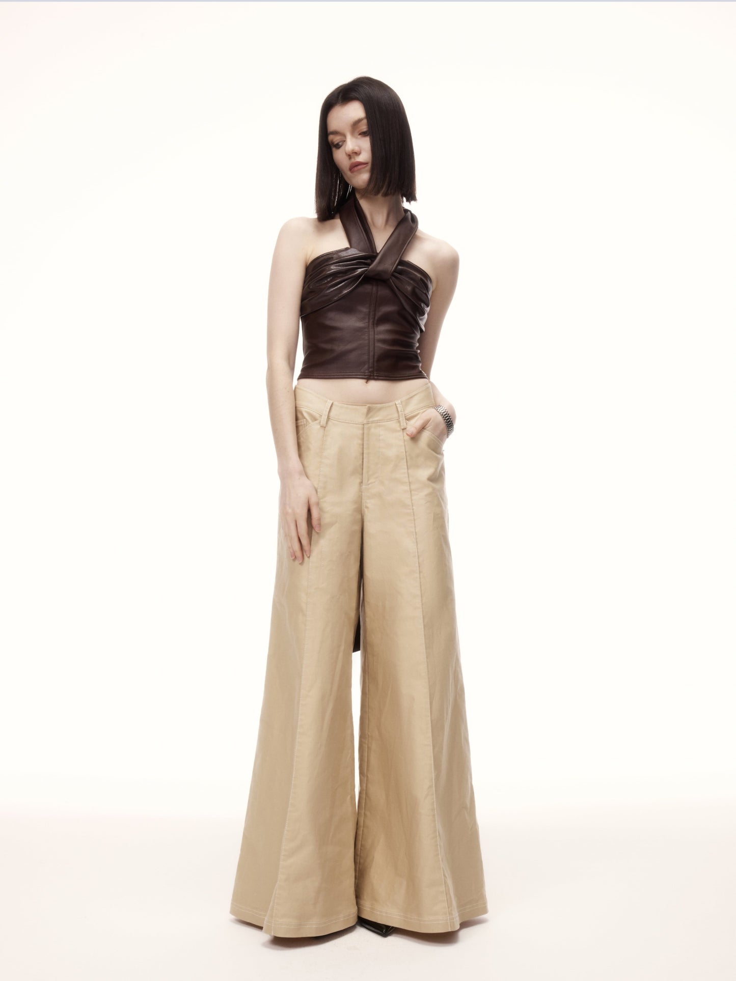 DALLO TOP in brown