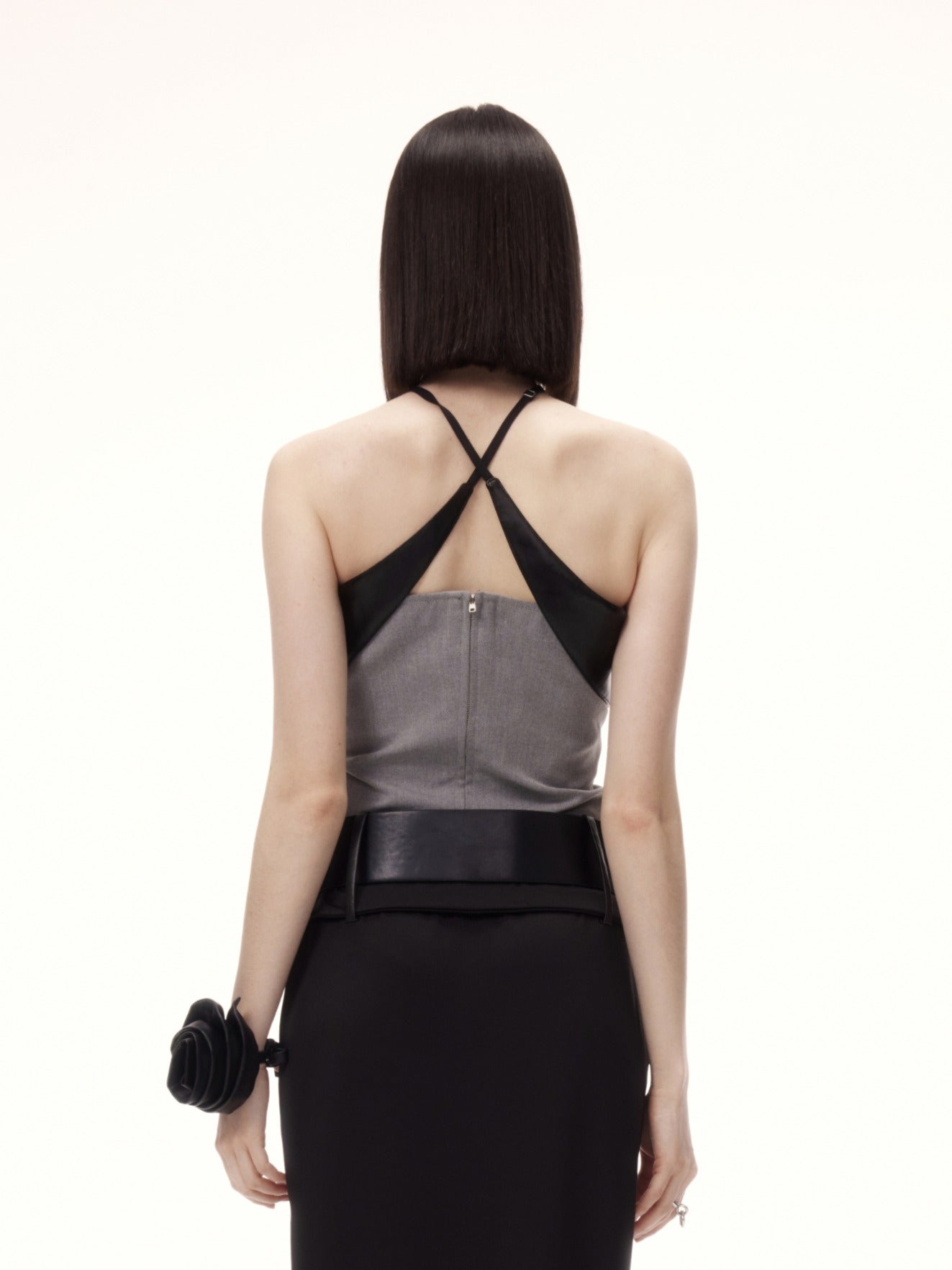 PALA BODYSUIT in grey
