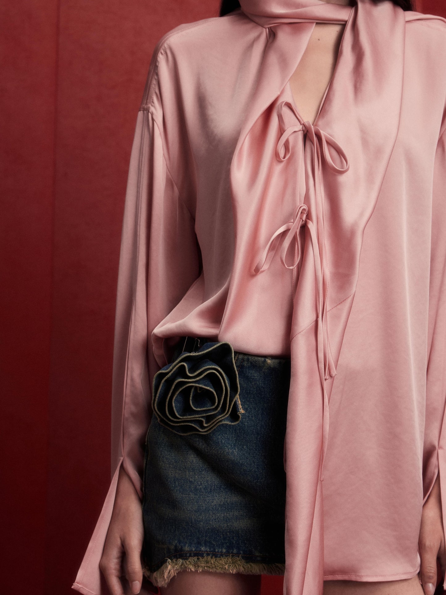 SUCOO BLOUSE in pink
