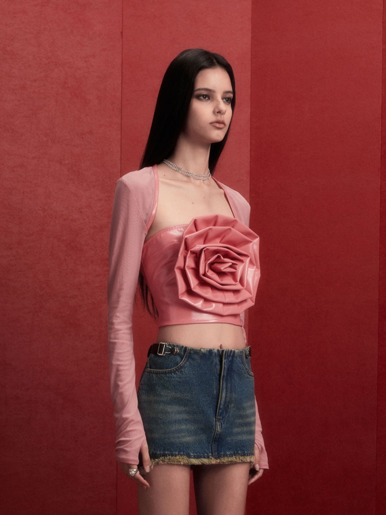 ROSEES TOP in pink