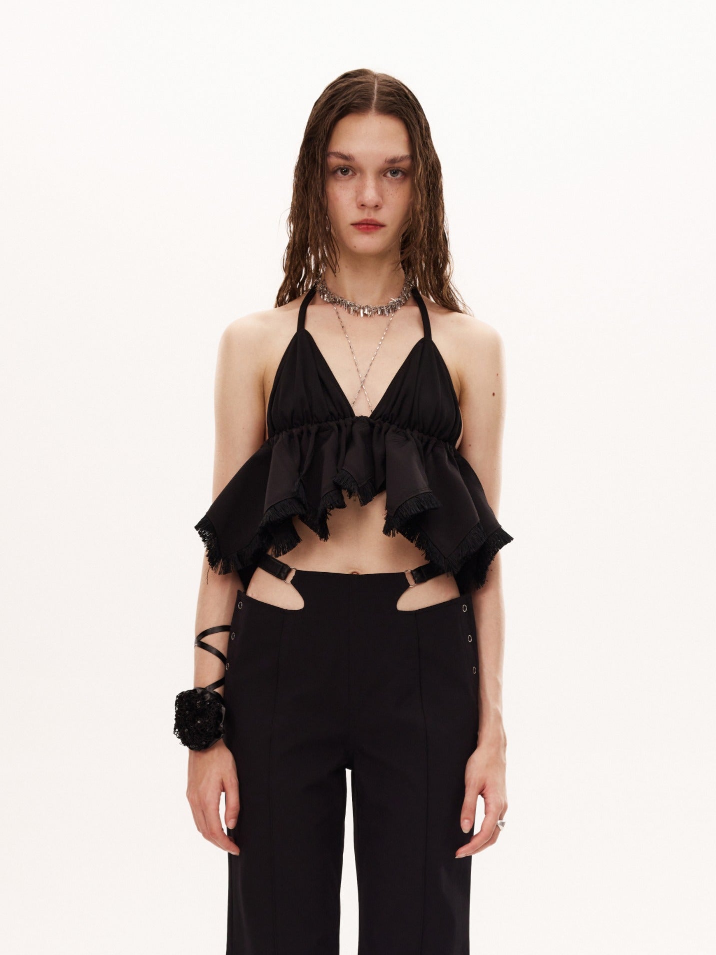 ZAYU TOP in black
