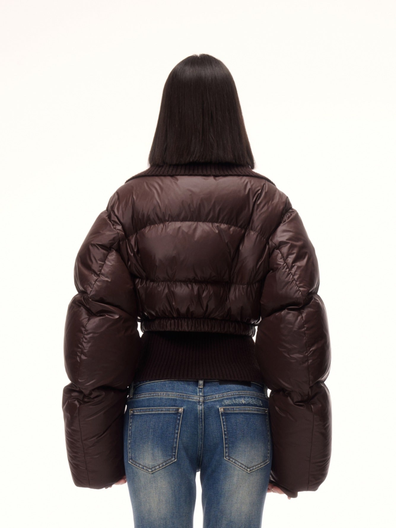 YORA DOWN JACKET in brown
