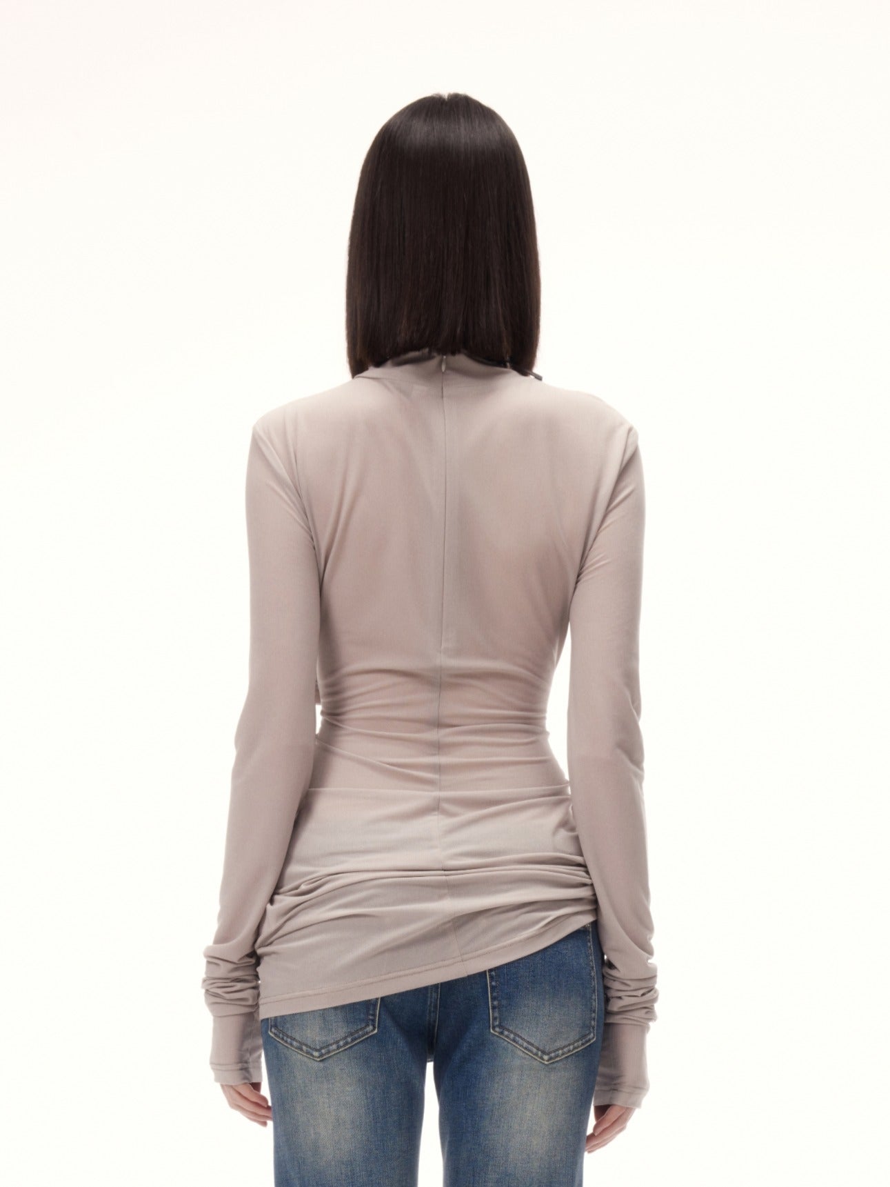WEINO TOP in grey