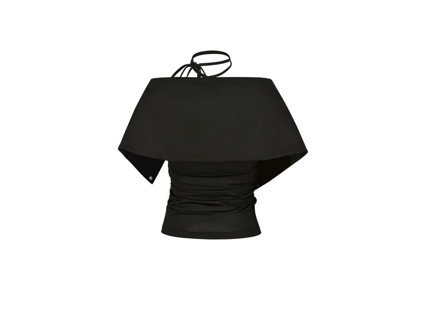 TONG TOP in black