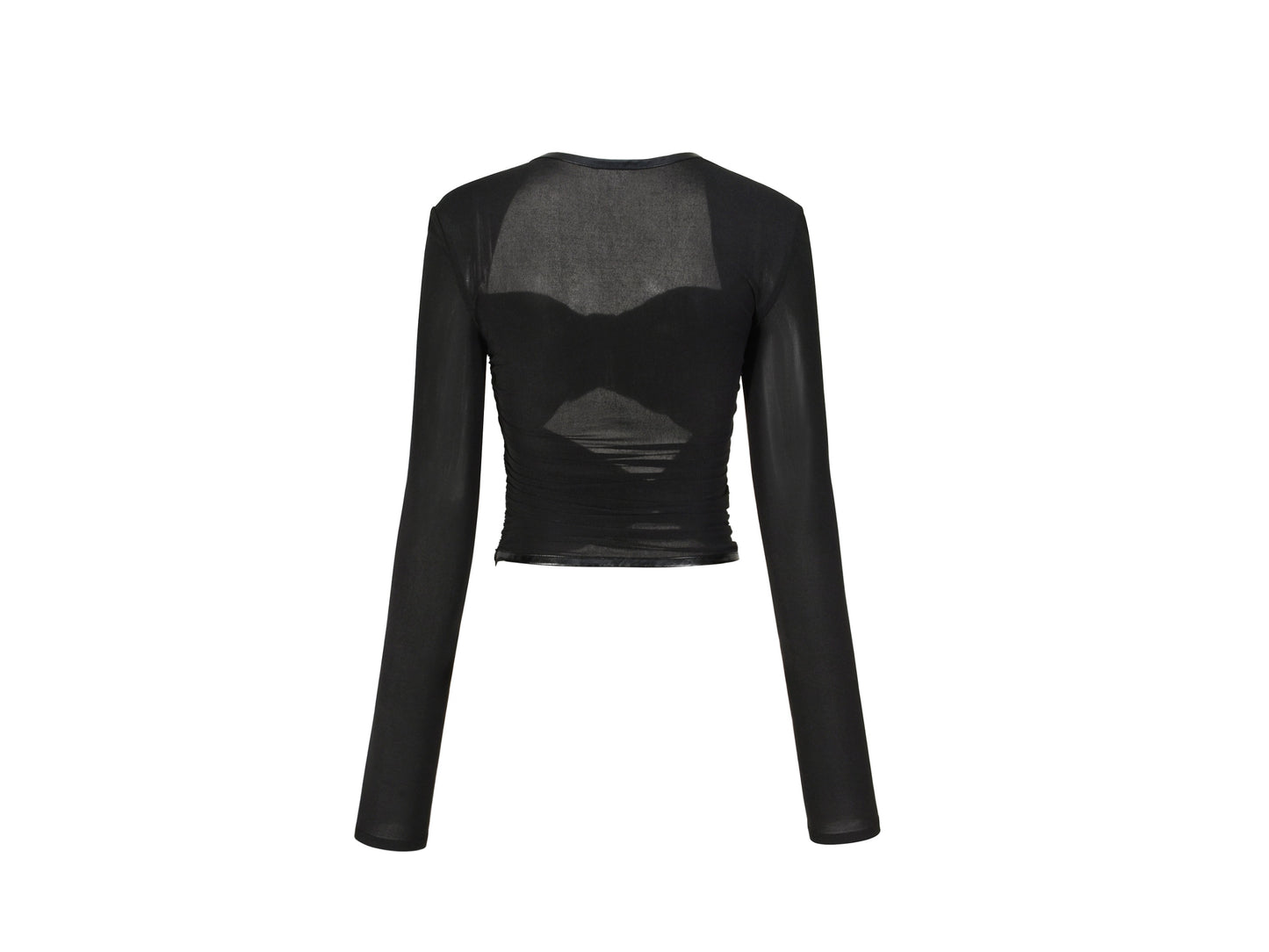 FLOR TOP in black