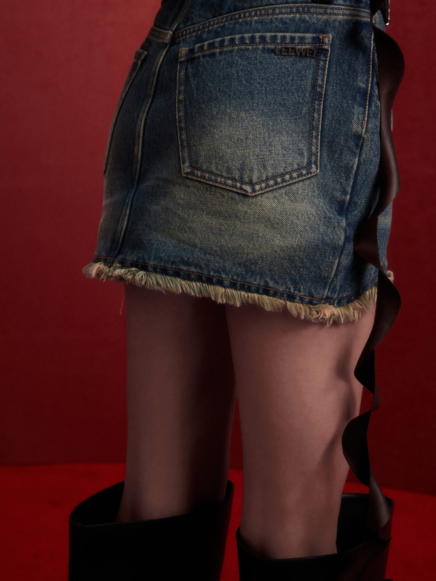 BINPA SKIRTS in denim blue