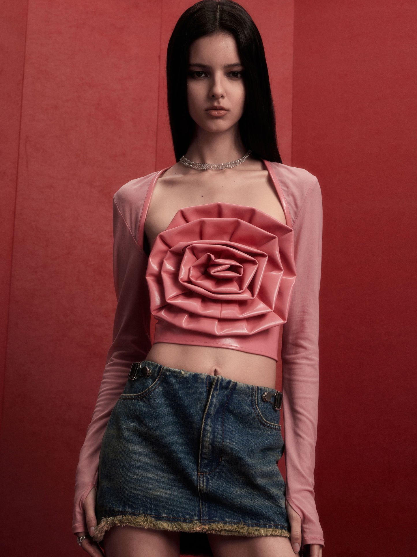 ROSEES TOP in pink