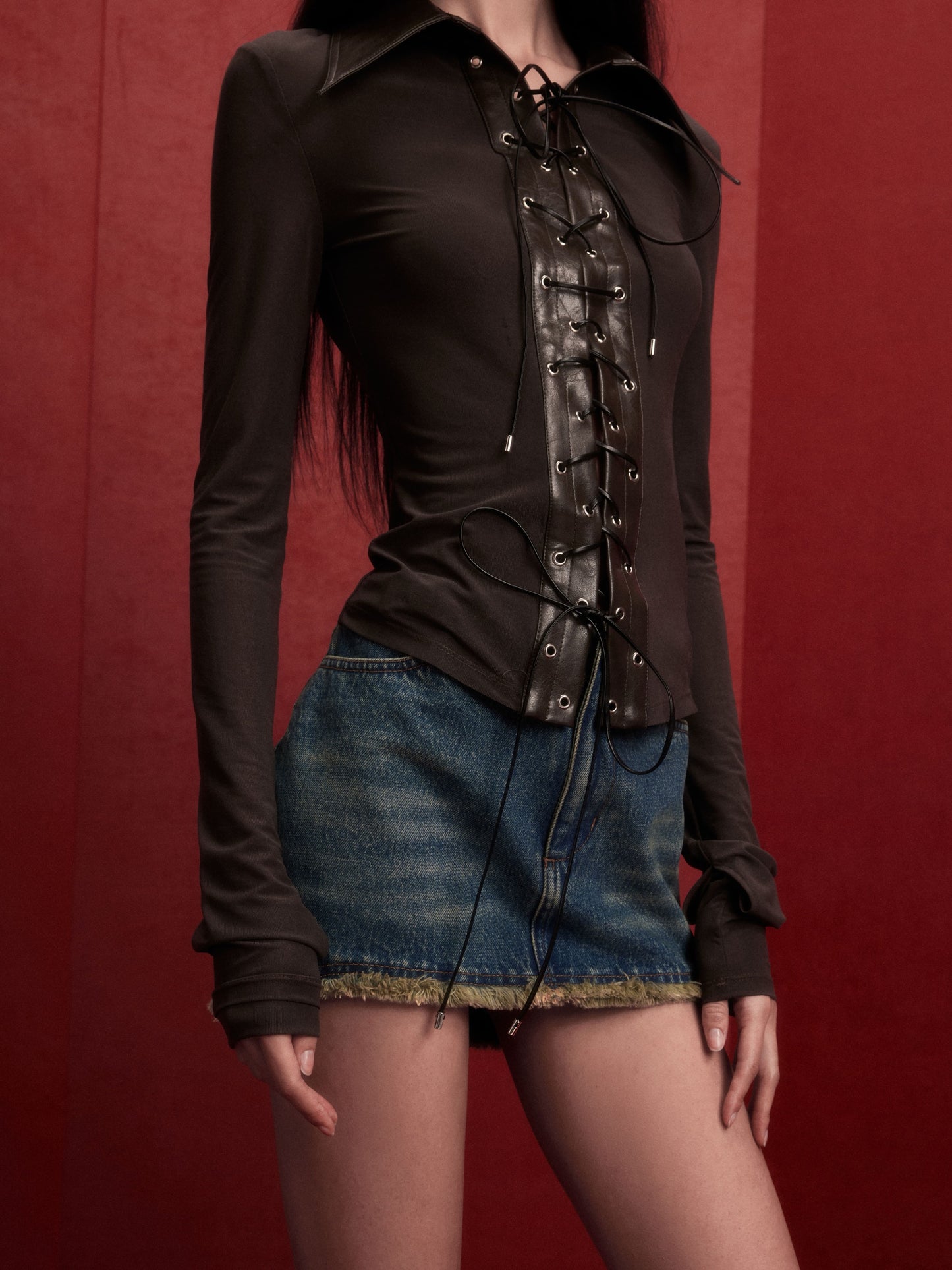 ZZNS TOP in brown