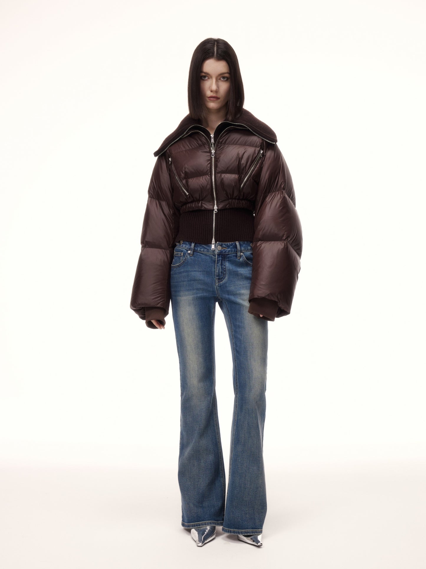 YORA DOWN JACKET in brown