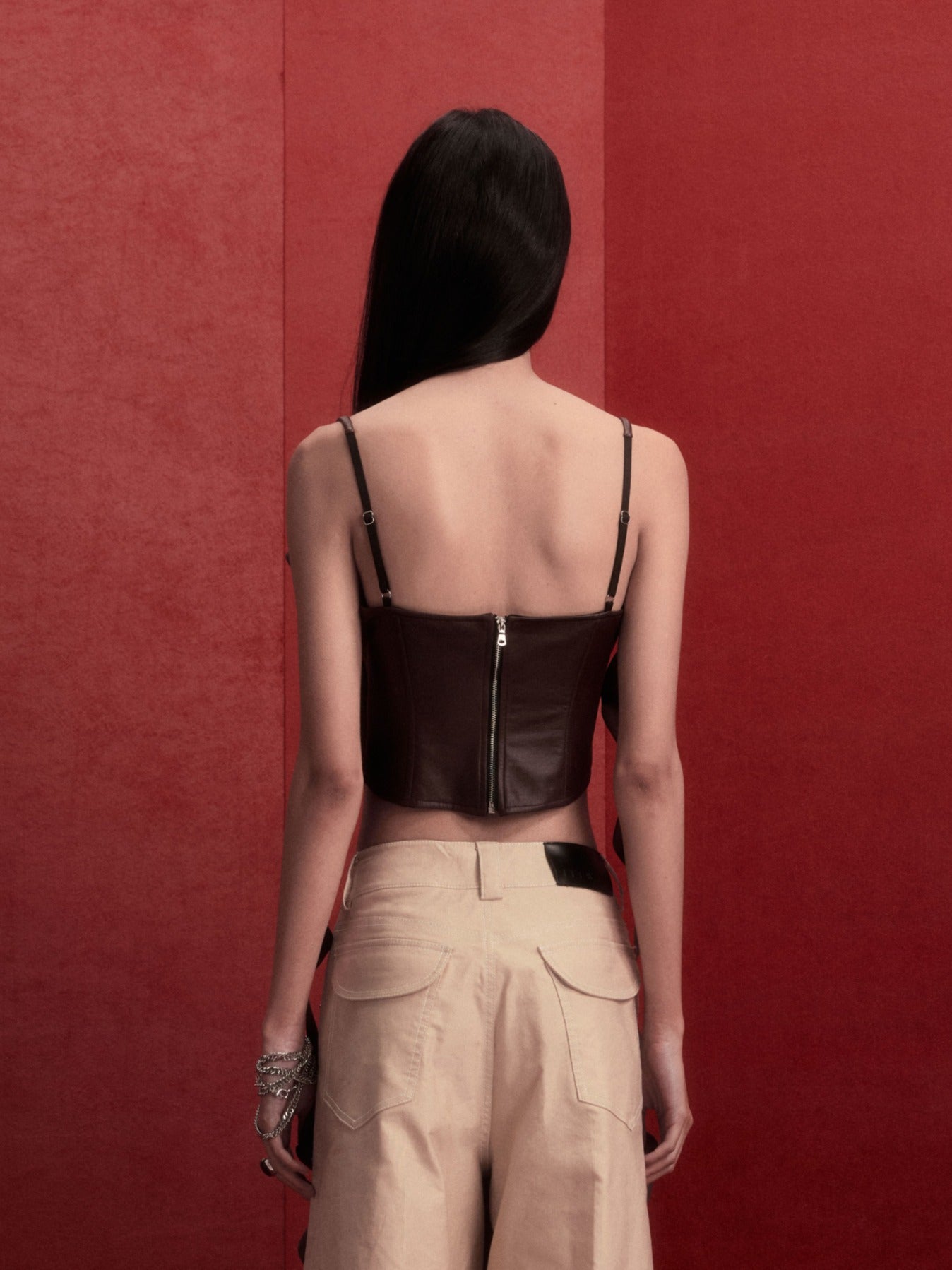 BIME TOP in brown