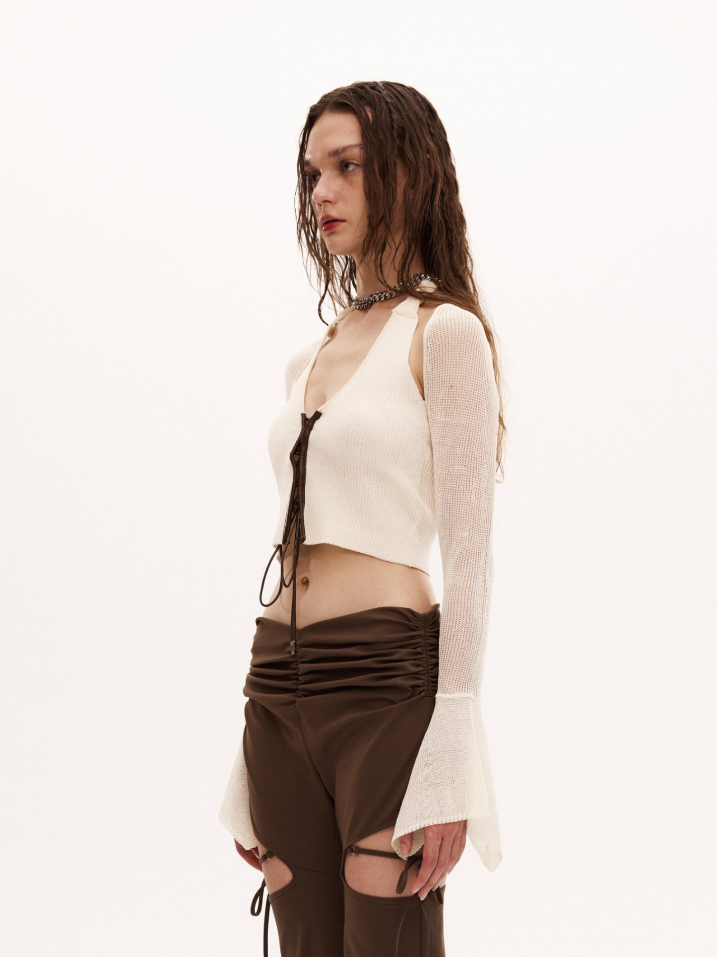 NINA TOP in white