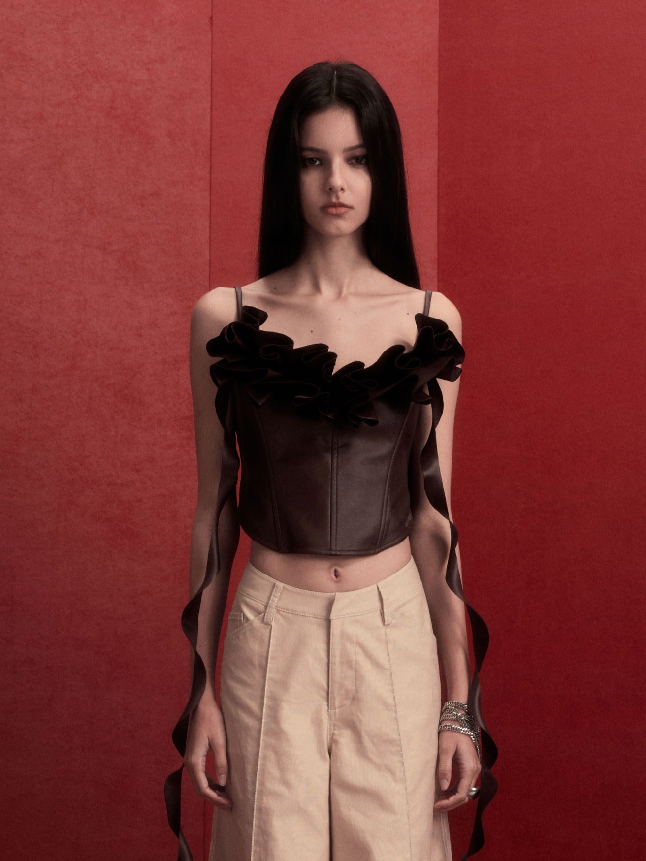 BIME TOP in brown