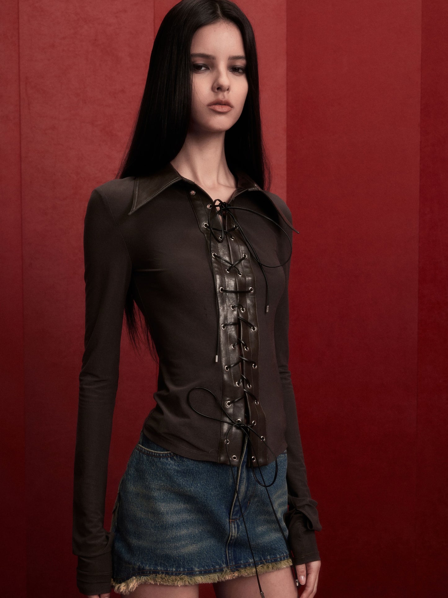 ZZNS TOP in brown