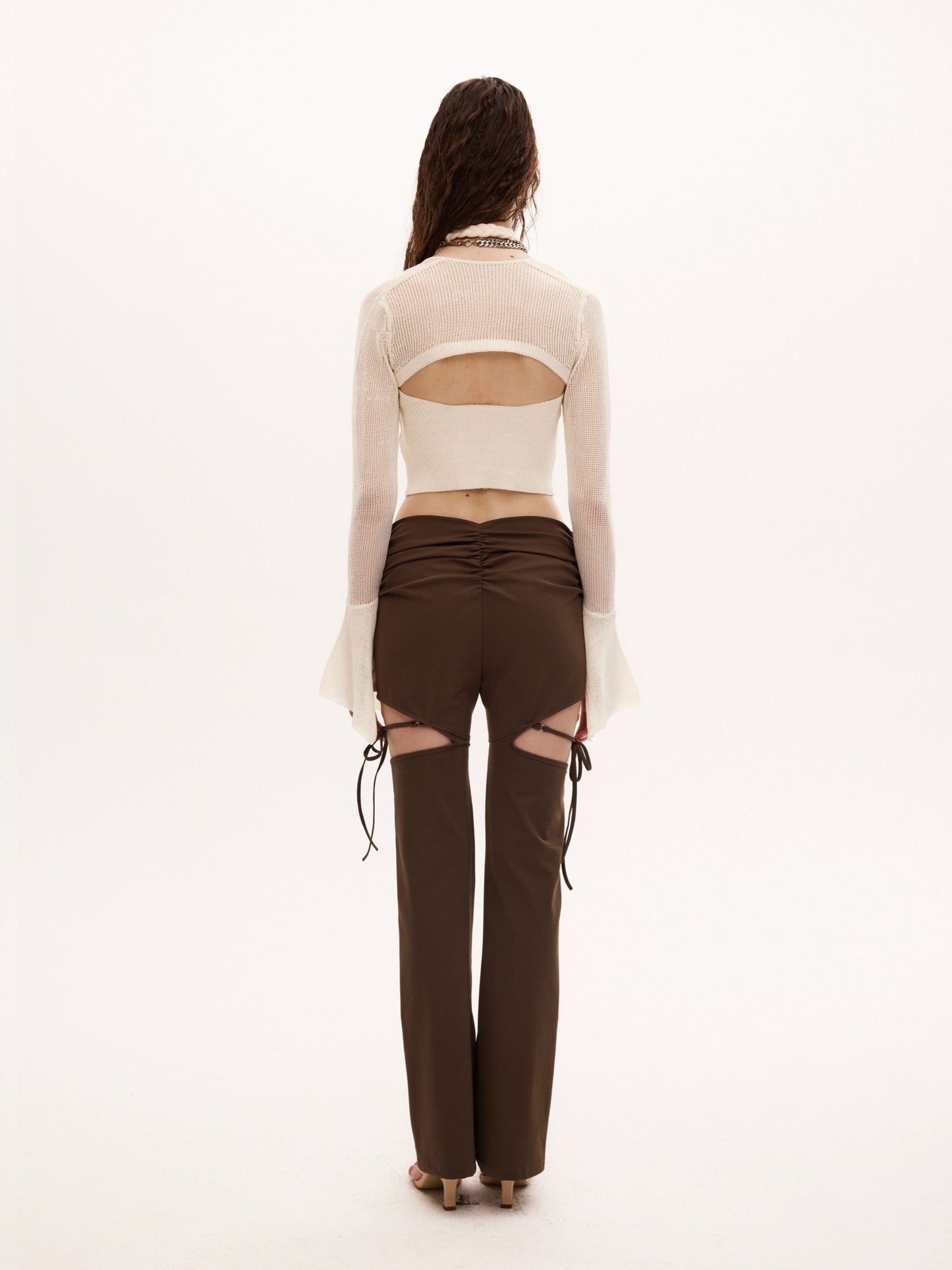 WAON TROUSERS in brown