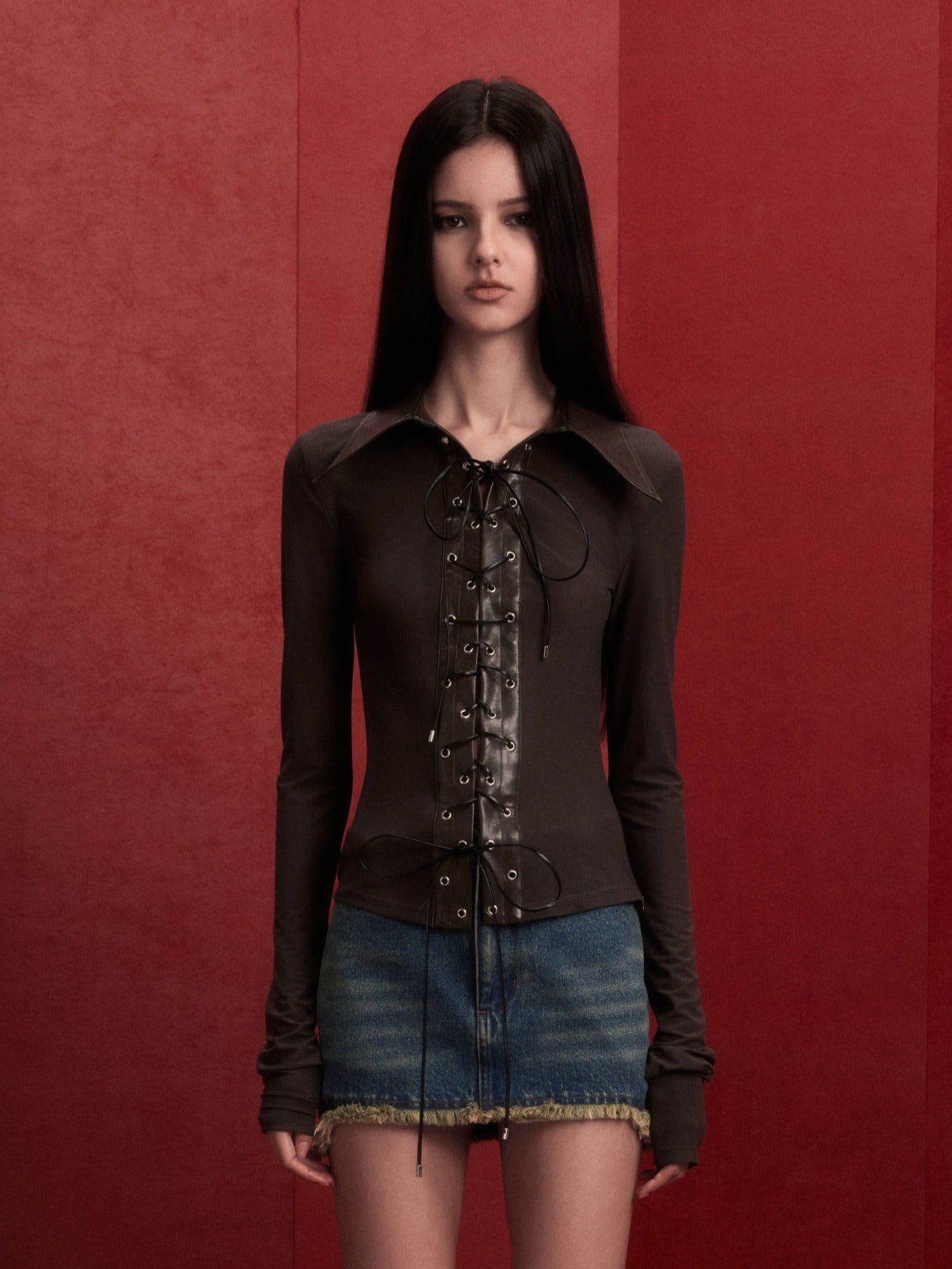 ZZNS TOP in brown