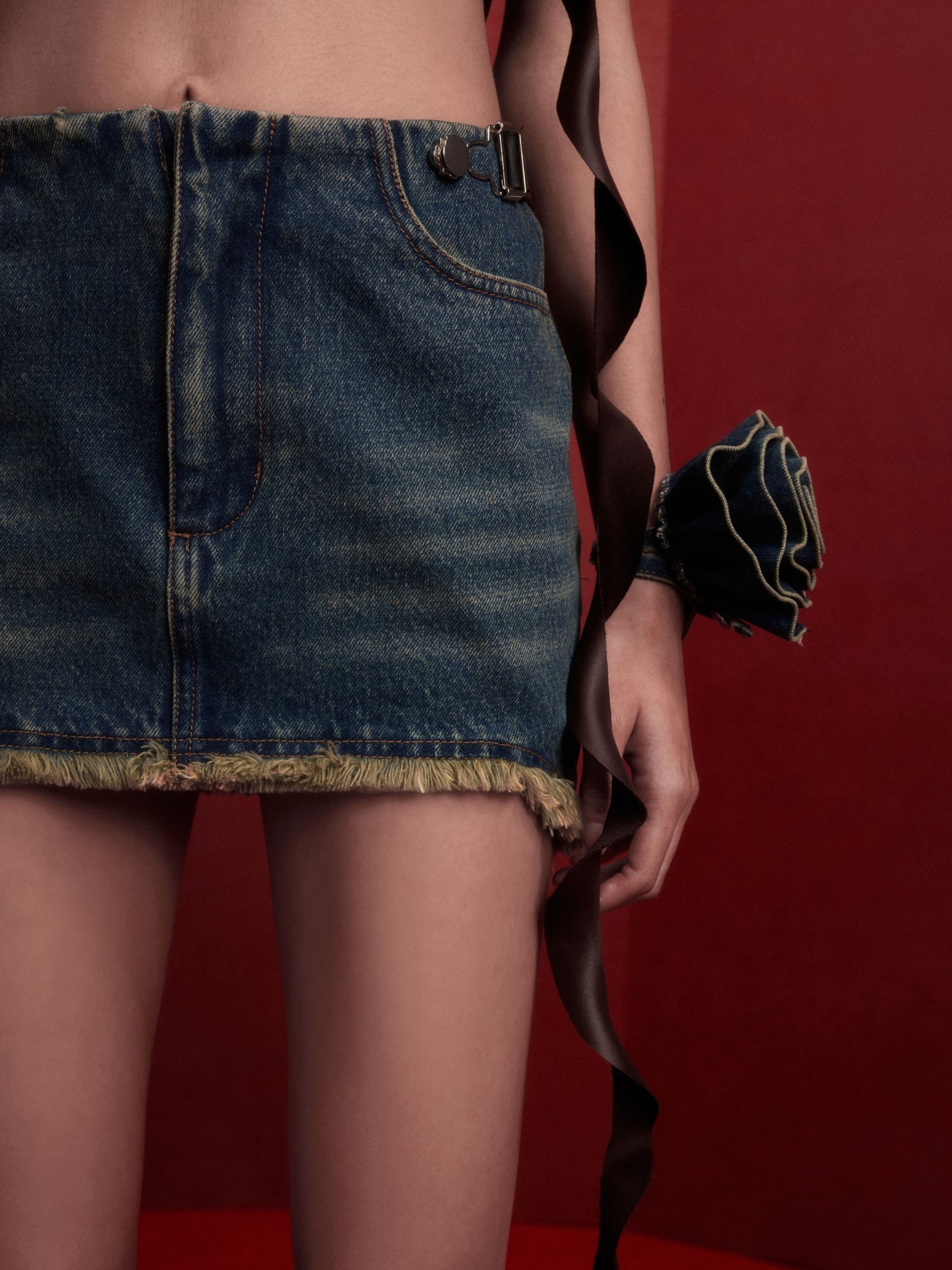 BINPA SKIRTS in denim blue