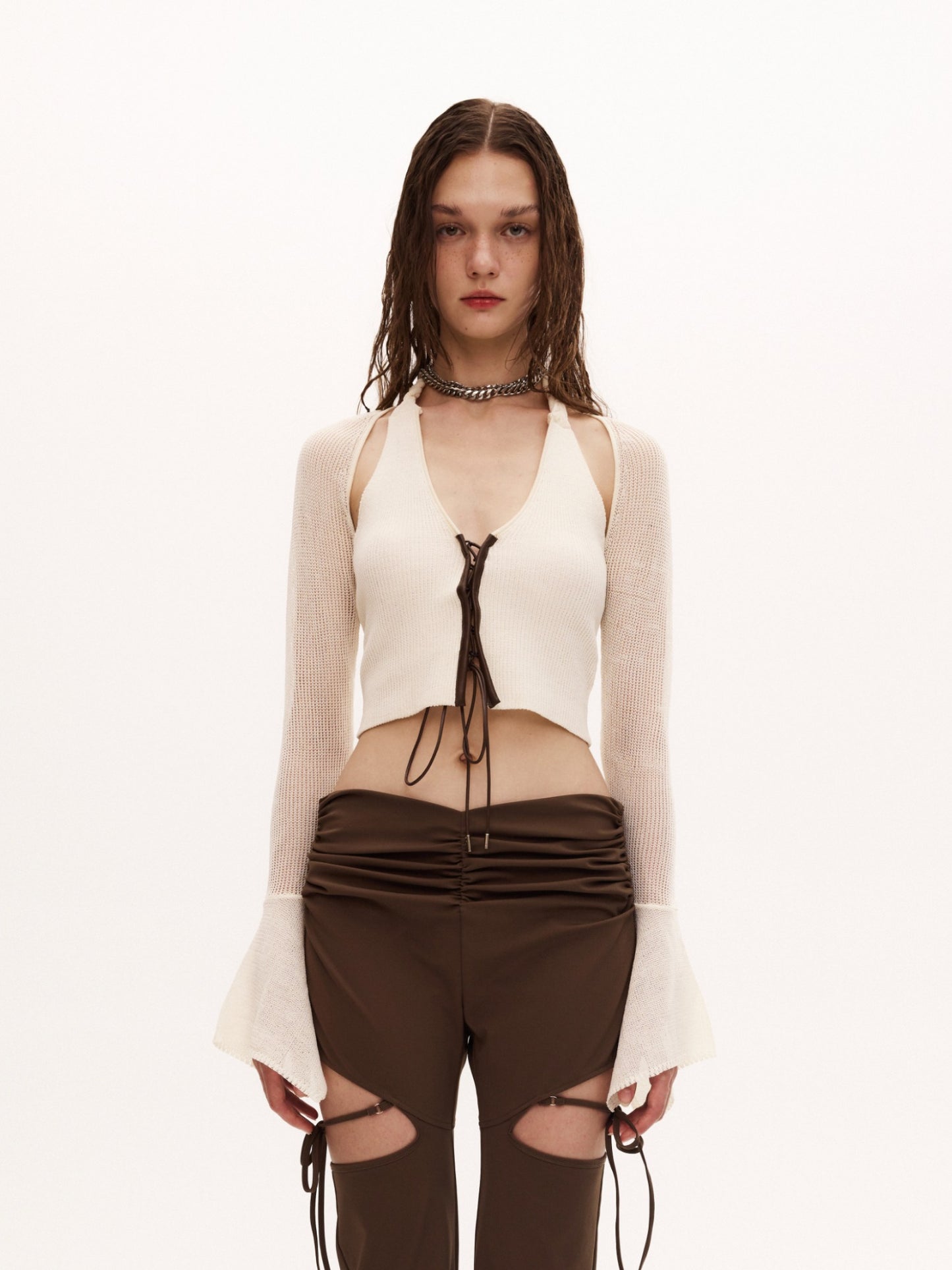 NINA TOP in white