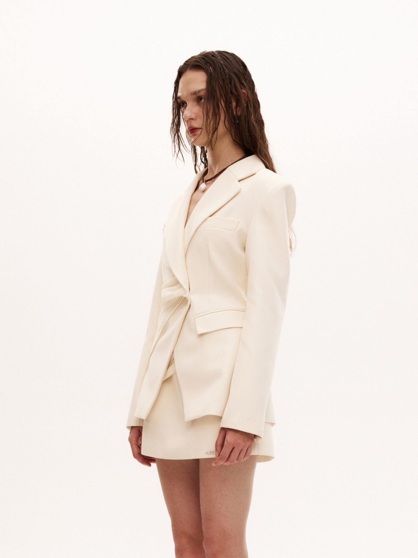 SOAY BLAZER in cream