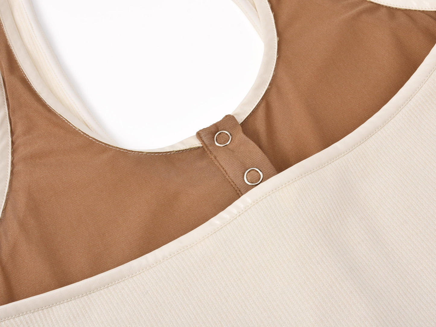 BELLA TOP in cream/brown