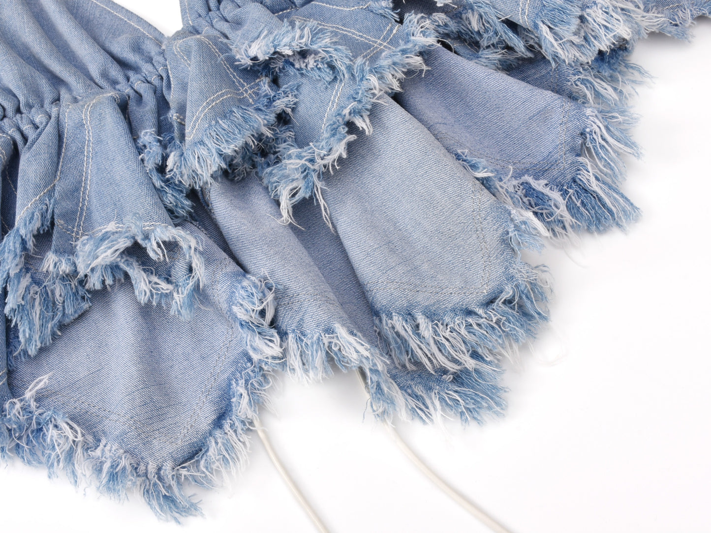 ZAYU TOP in denim blue