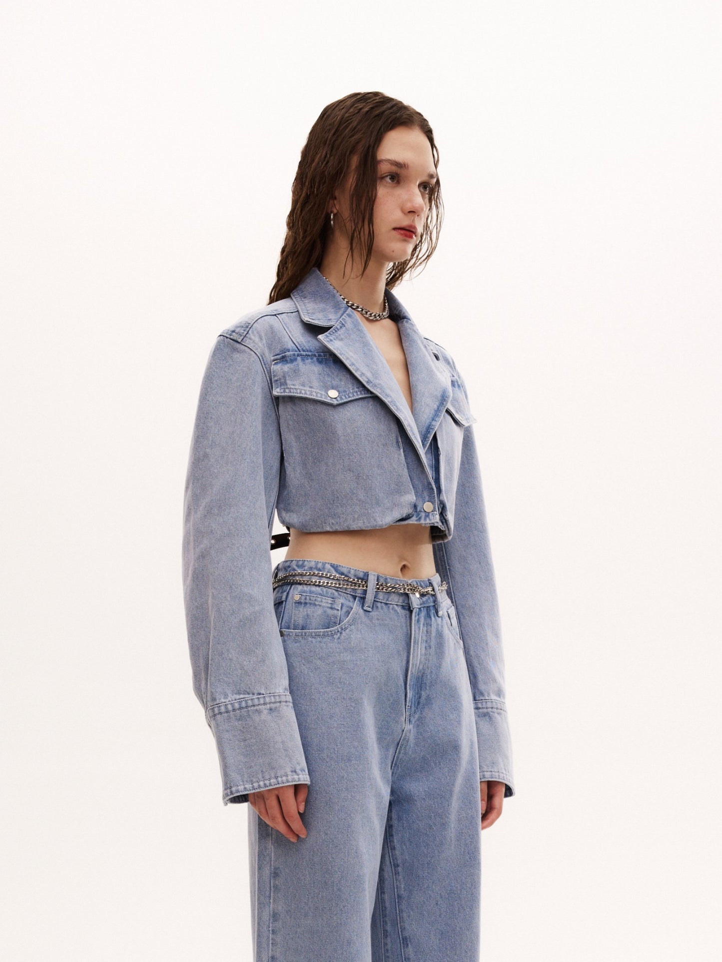 DUTI JACKET in denim blue