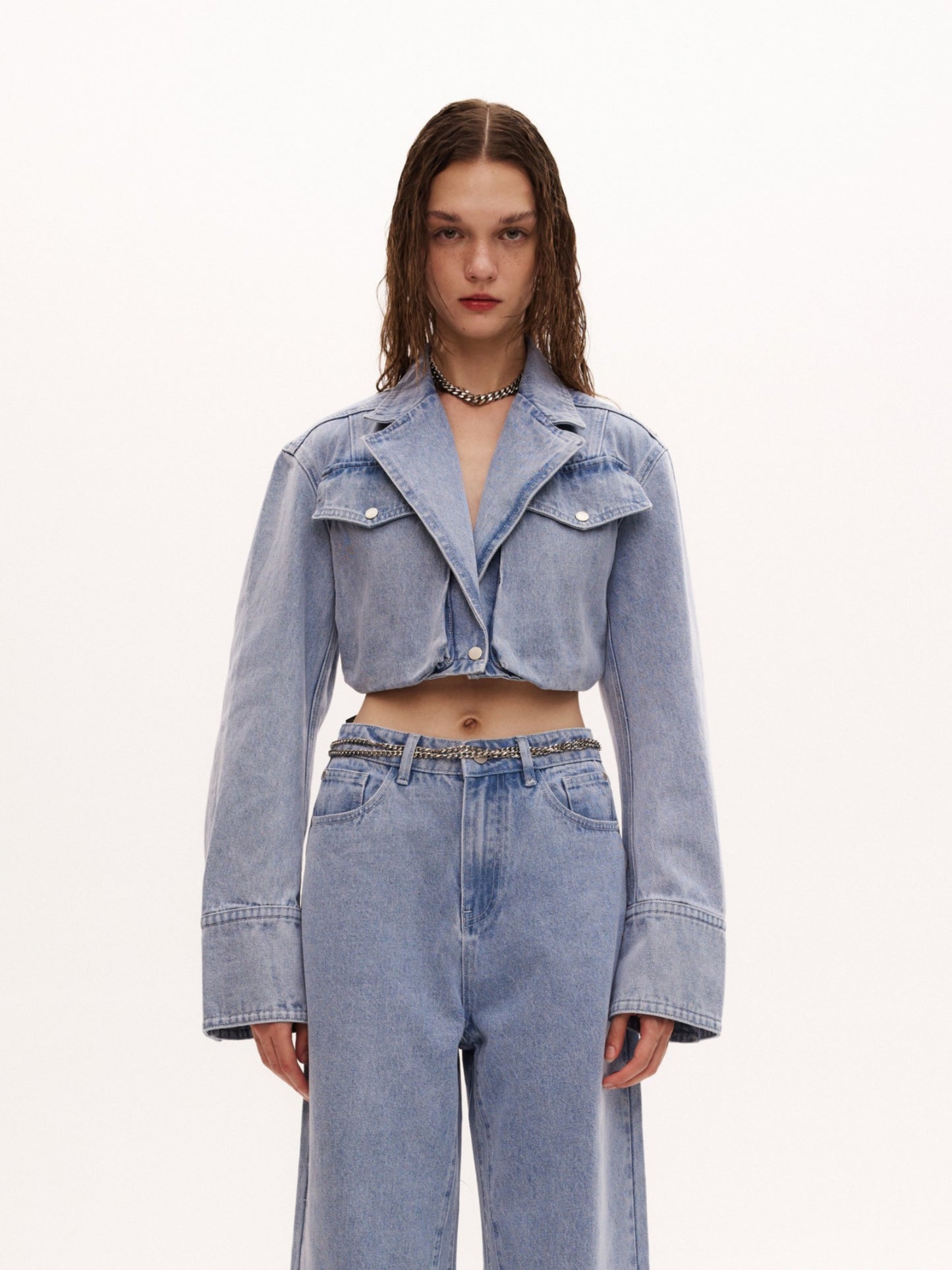 DUTI JACKET in denim blue